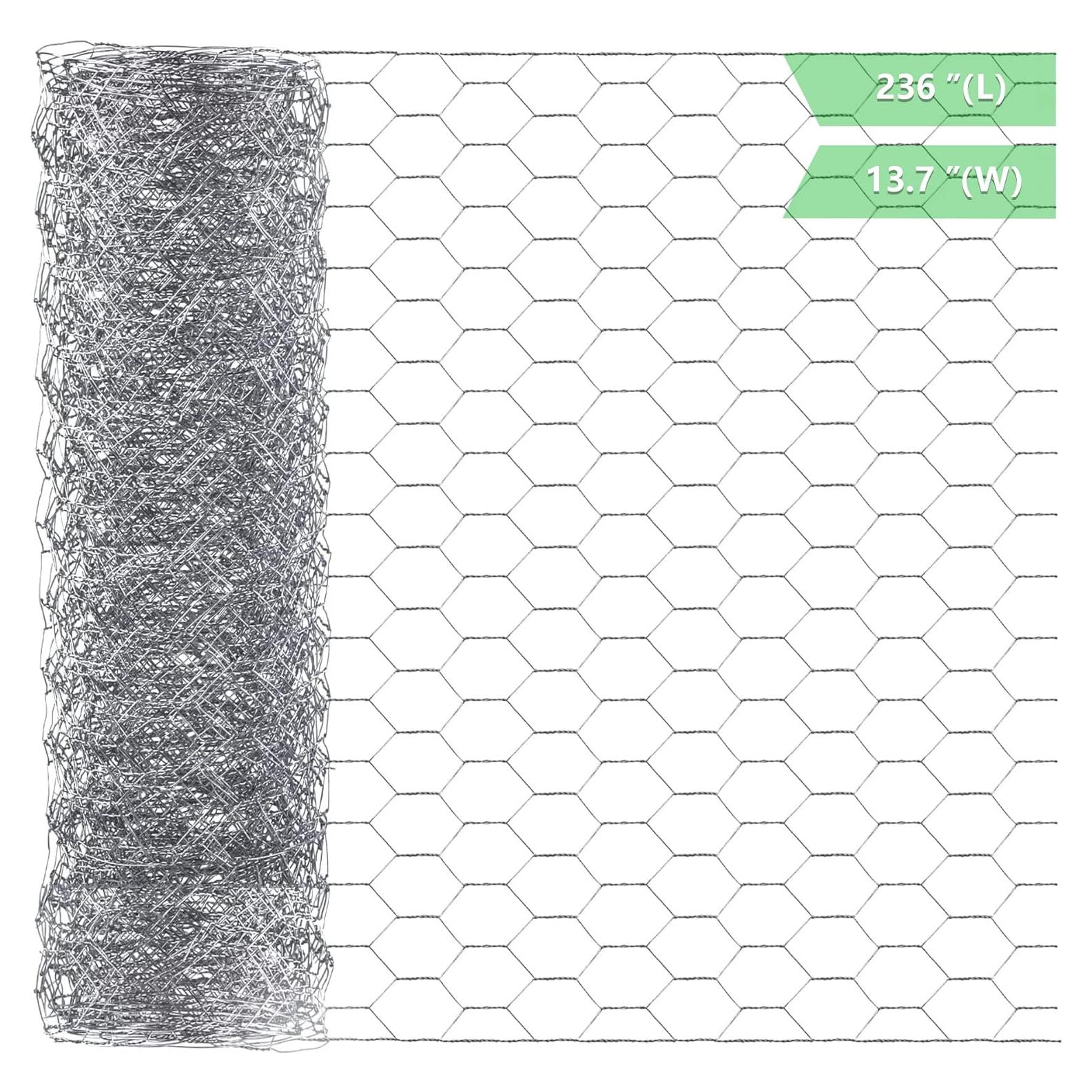 Malla de Alambre de Pollo Galvanizada Miuwauer 0.35x6m