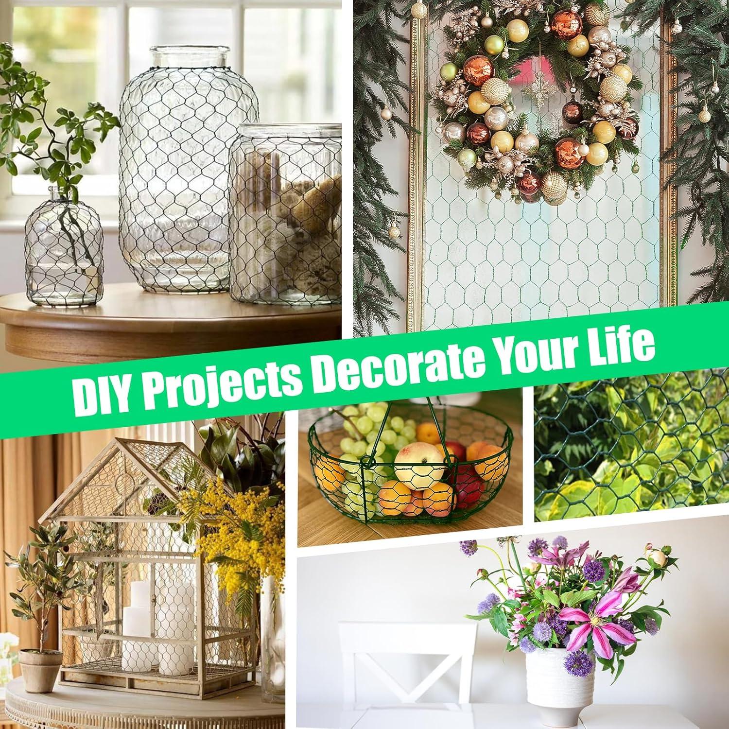 Malla de Gallinero HANWRAPS 39.9x229.9 cm Verde Galvanizada