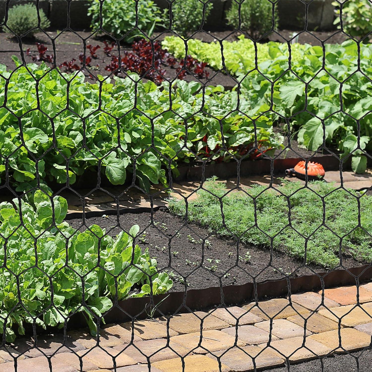 Malla de Alambre Galvanizado SATINIOR 34.8x203.2cm Negra