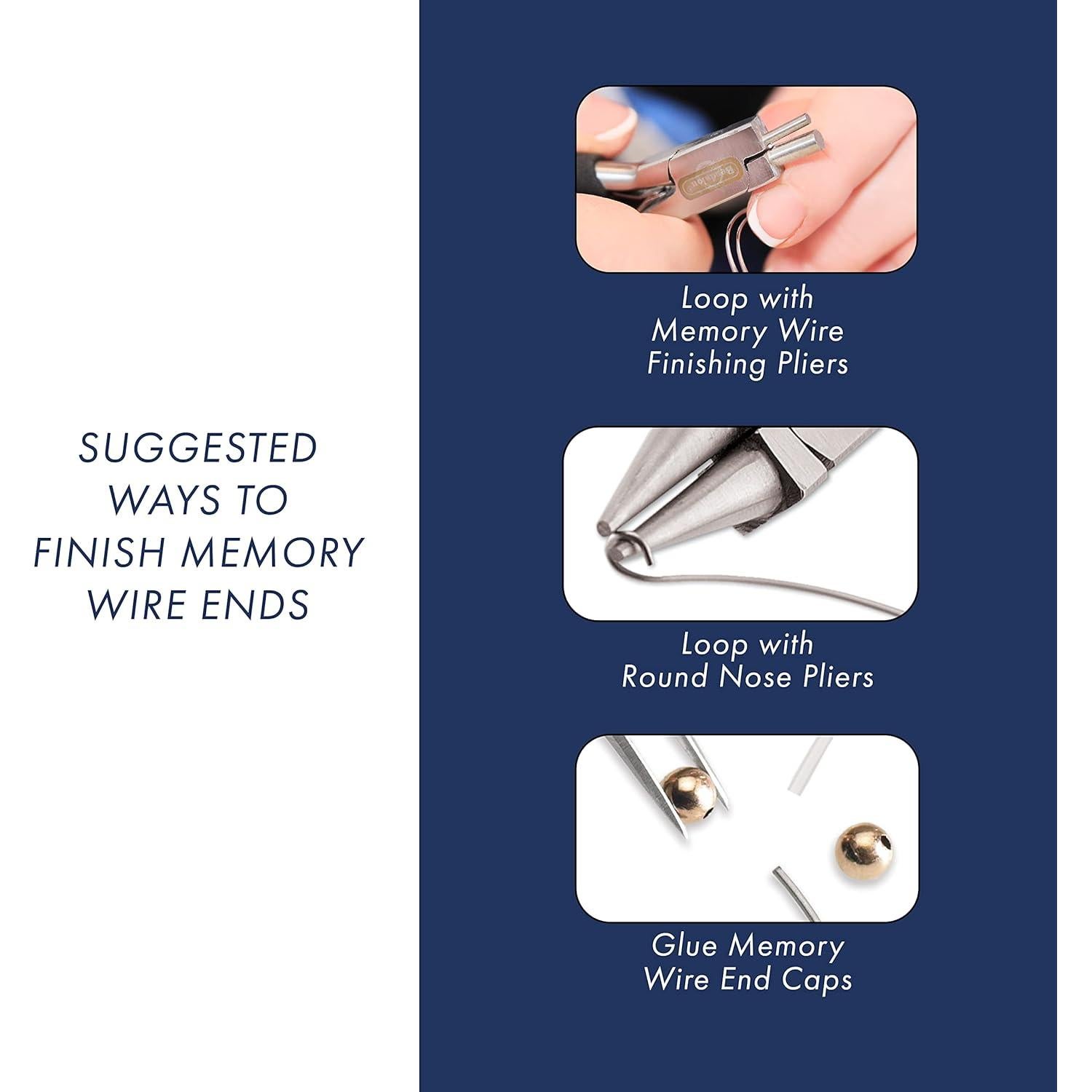 Alambre de Memoria Beadalon Plateado 1oz para Pulsera Grande