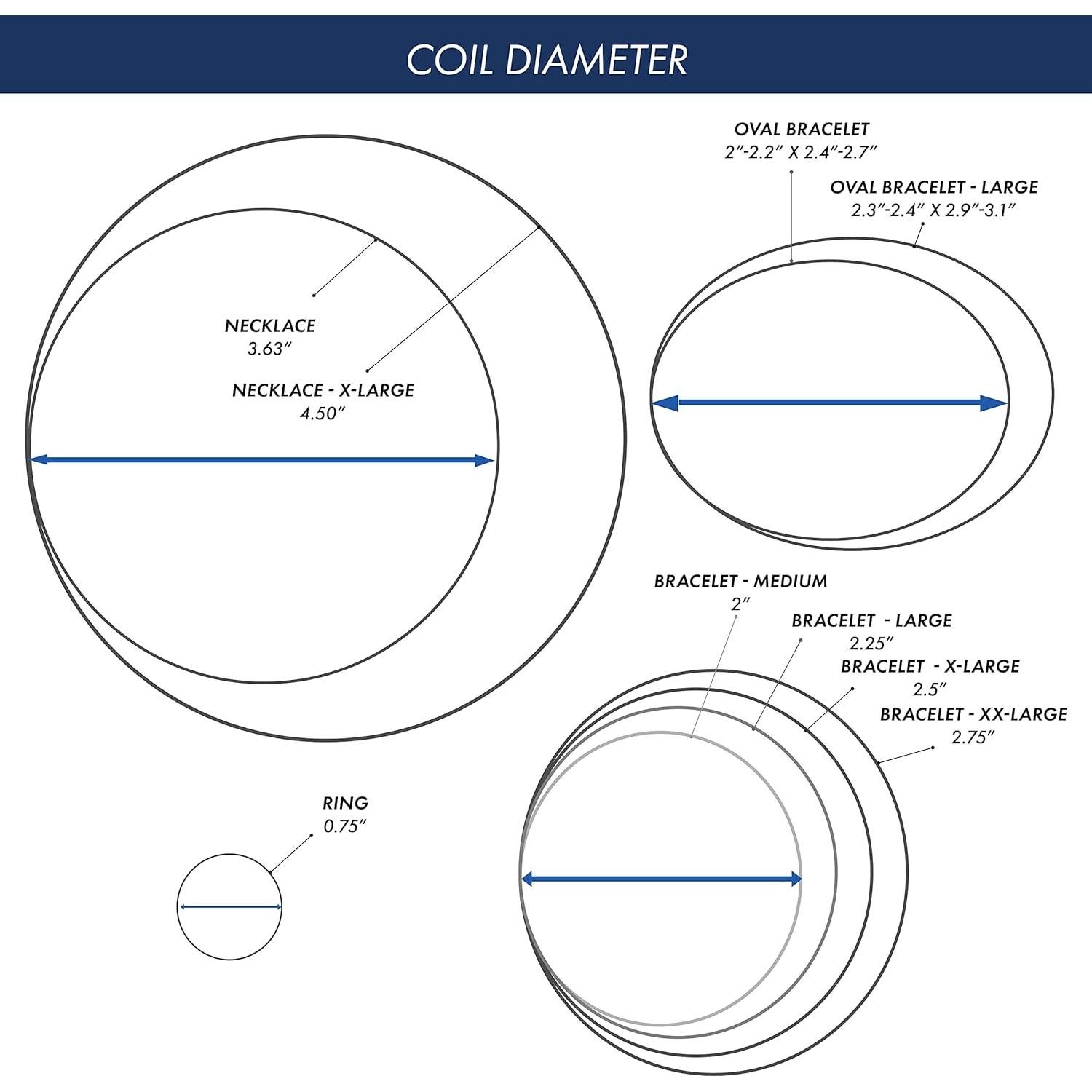 Alambre de Memoria Beadalon Plateado 1oz para Pulsera Grande