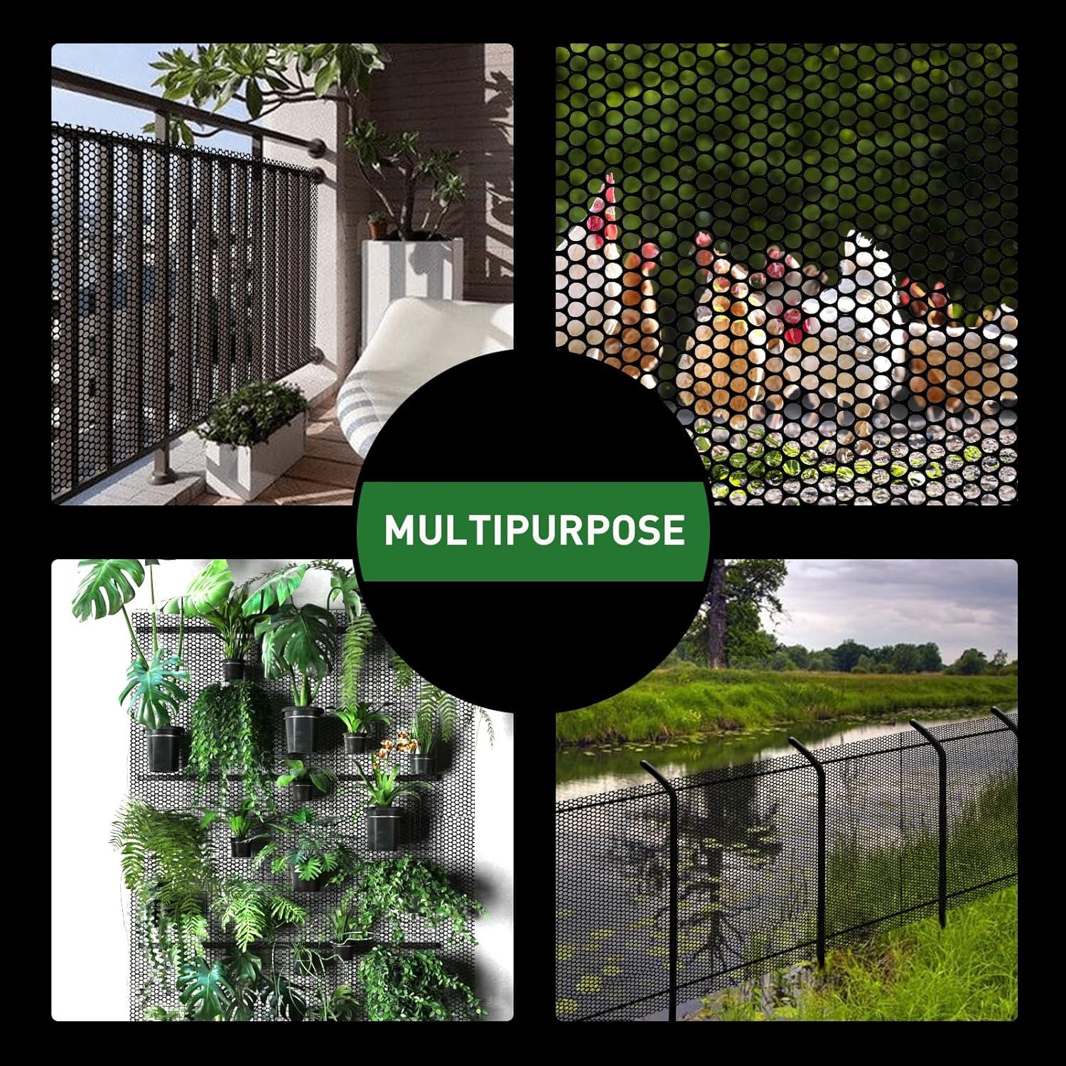 Malla de Alambre para Gallinas LIAQICHA 39.88 cm x 6.1 m Negra