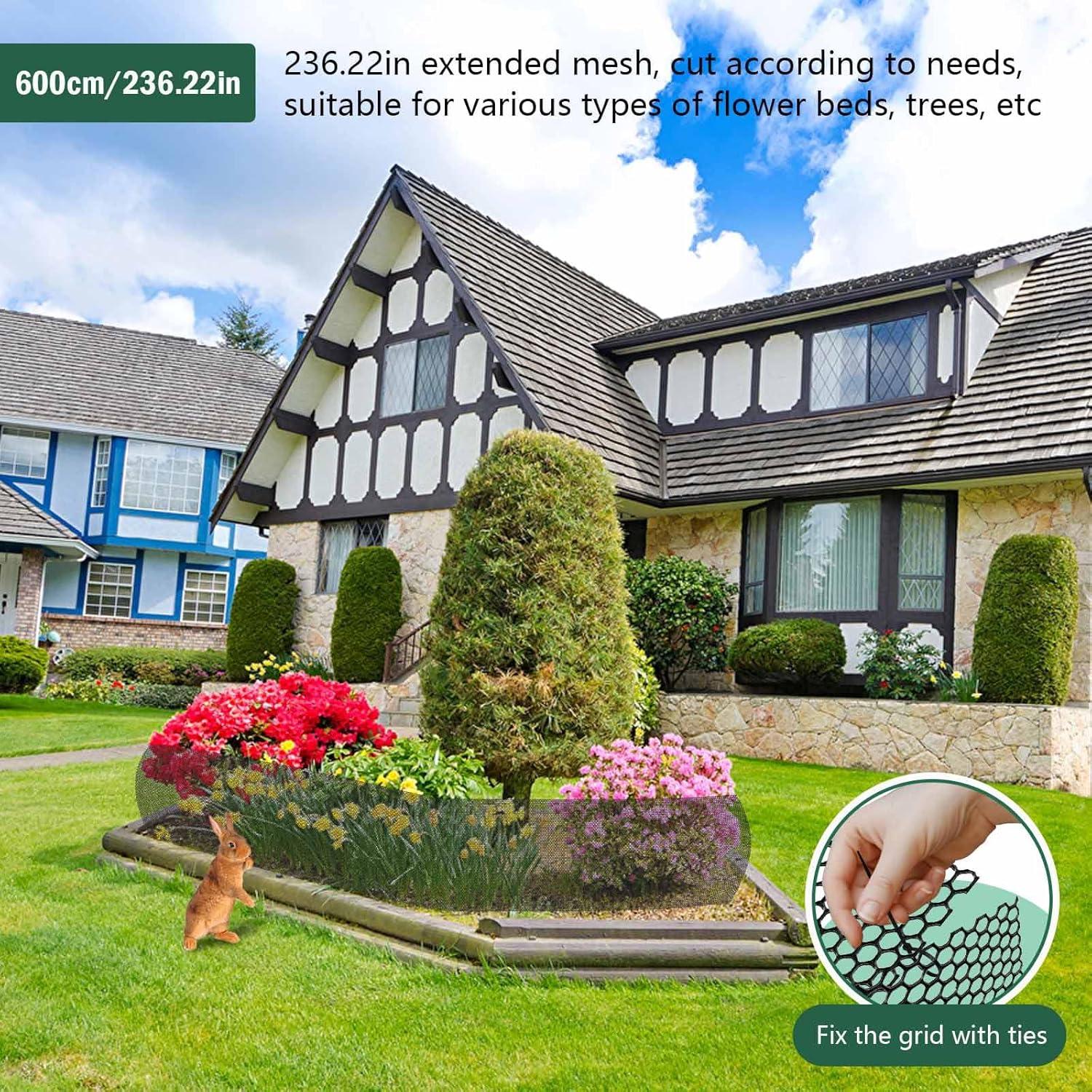 Malla de Alambre para Gallinas LIAQICHA 39.88 cm x 6.1 m Negra