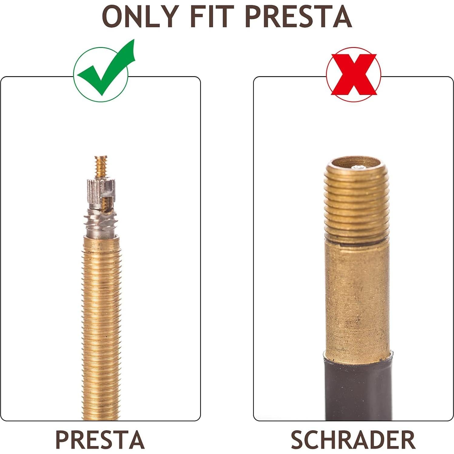 40 Tapas de Válvula Presta Boao Multicolor de Aluminio