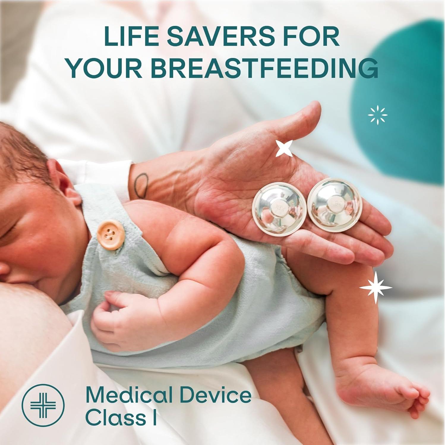 Copas de Plata Koala para Lactancia - Protectores de Pezón