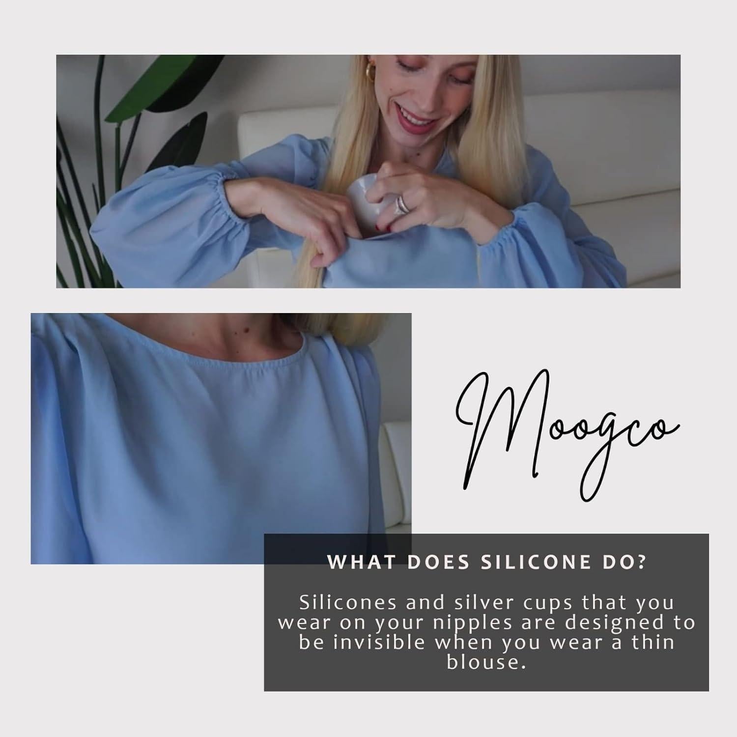 Copas de Lactancia de Plata 925 con Almohadillas de Silicona