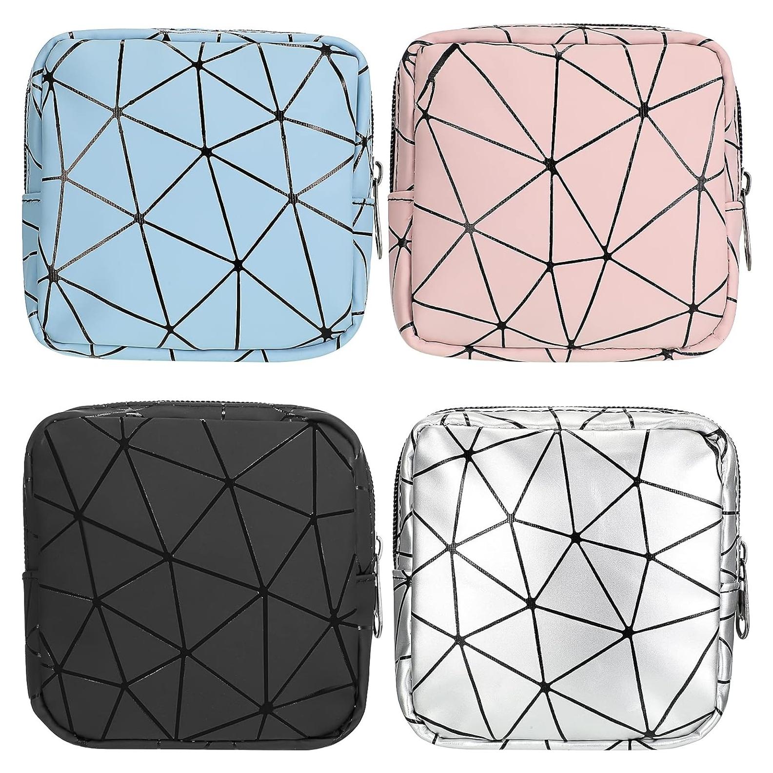 Bolsa de Almacenamiento Menstrual Weewooday - 4 Piezas con Cremallera