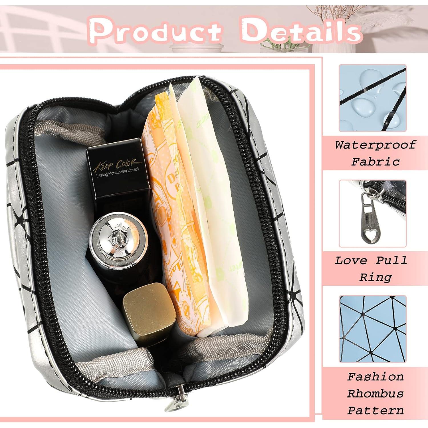 Bolsa de Almacenamiento Menstrual Weewooday - 4 Piezas con Cremallera