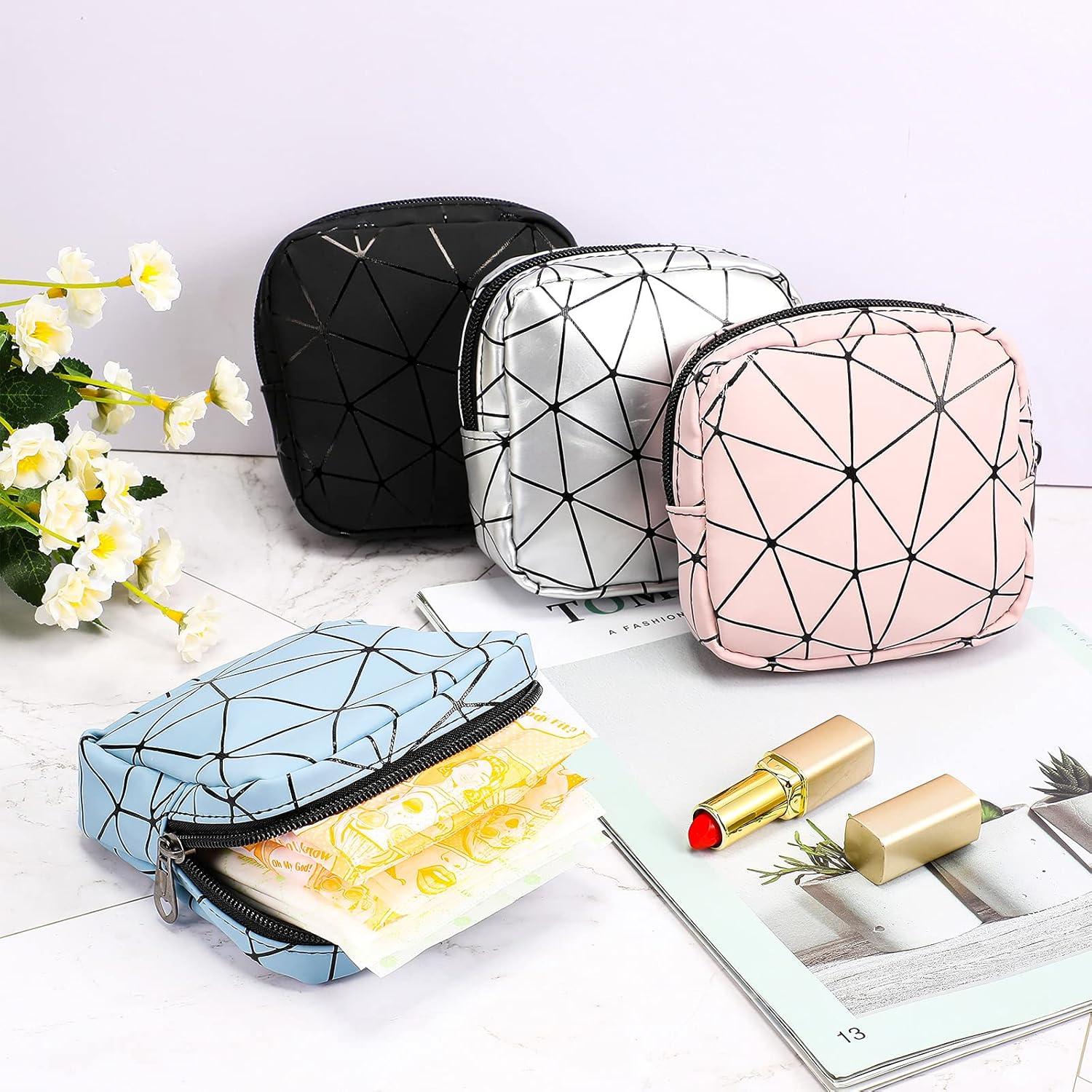 Bolsa de Almacenamiento Menstrual Weewooday - 4 Piezas con Cremallera