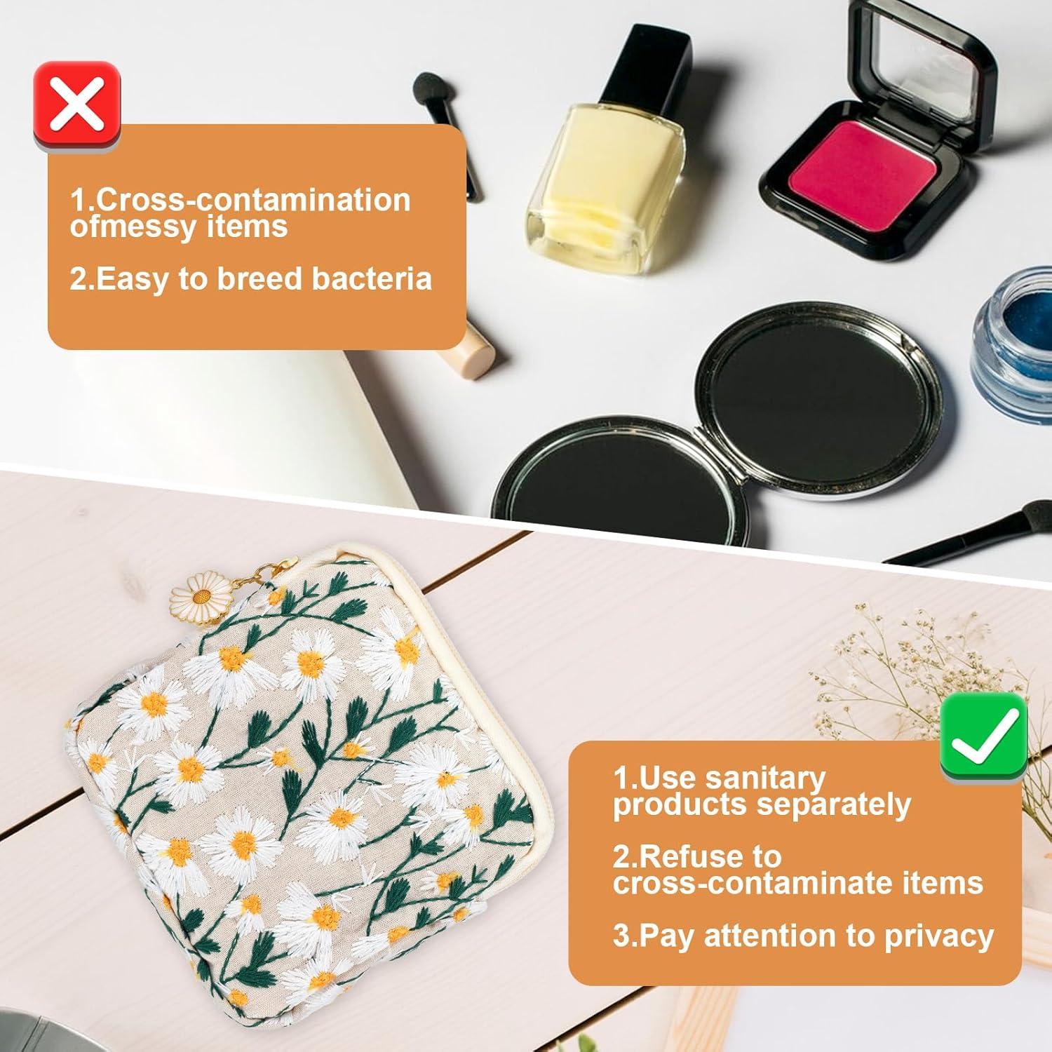 Bolsa de Almacenamiento para Toallas Sanitarias Kifmurase 2 Pcs