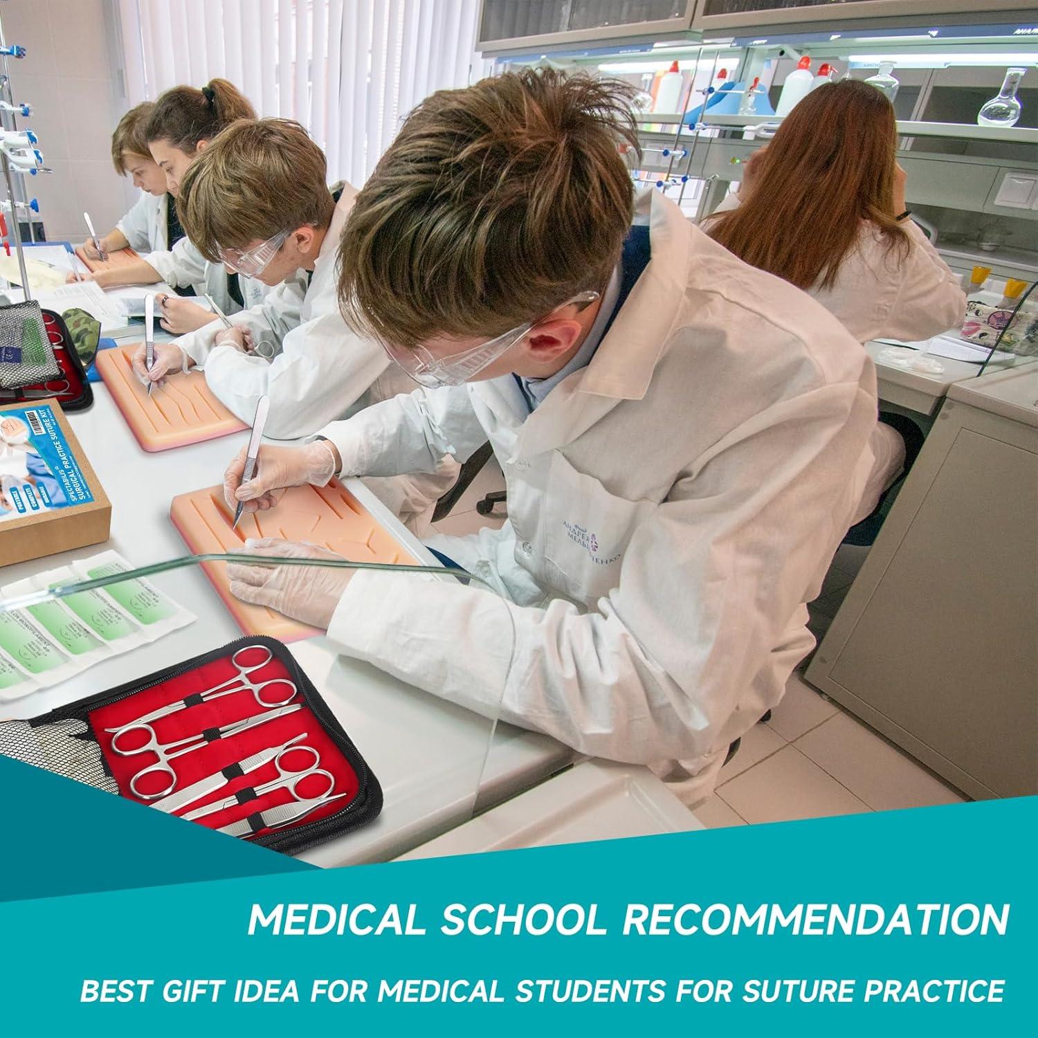 Kit de Práctica de Suturas Spectabilis con Almohadilla de Silicona