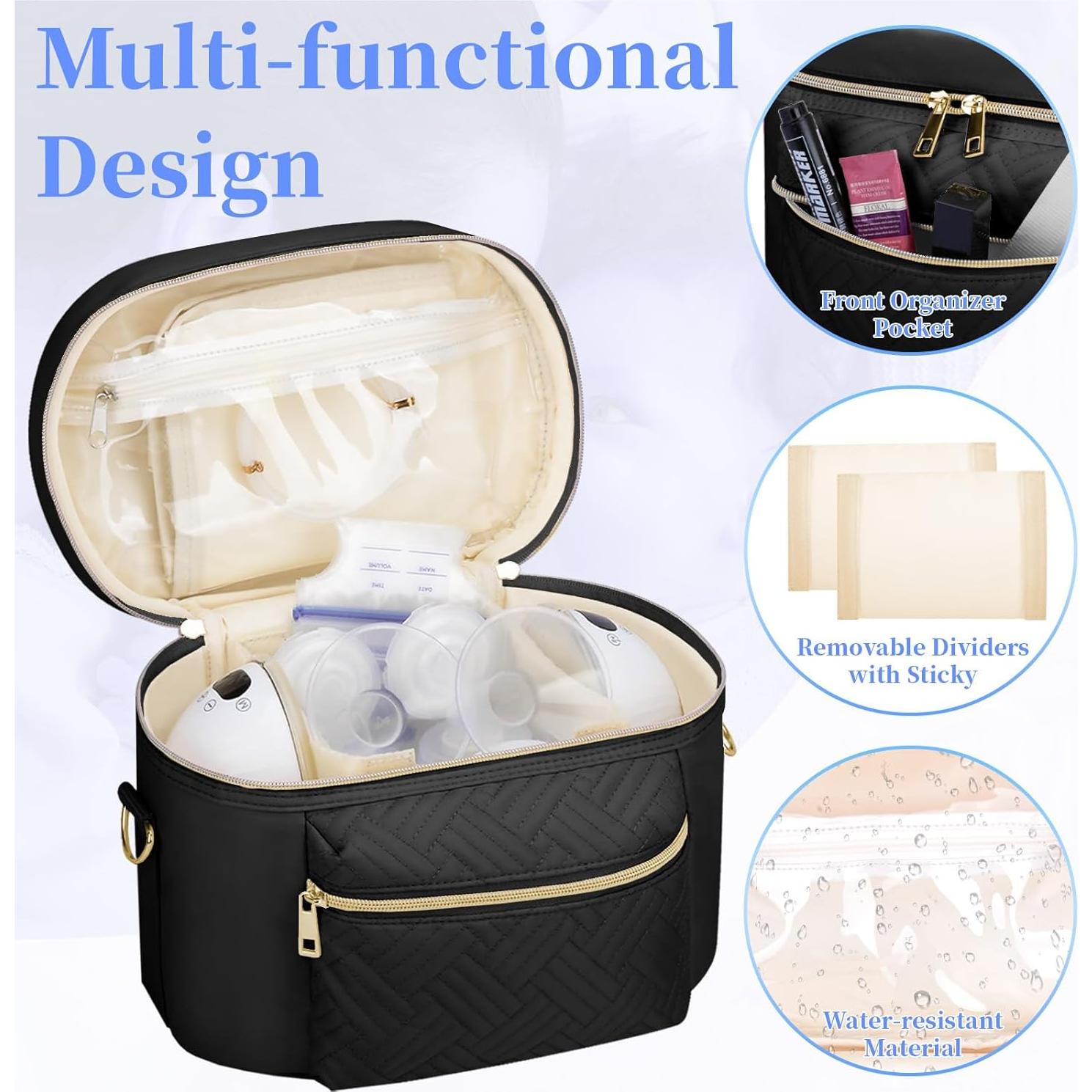 Bolsa Extractora de Leche Materna Portátil GDNasist Negra