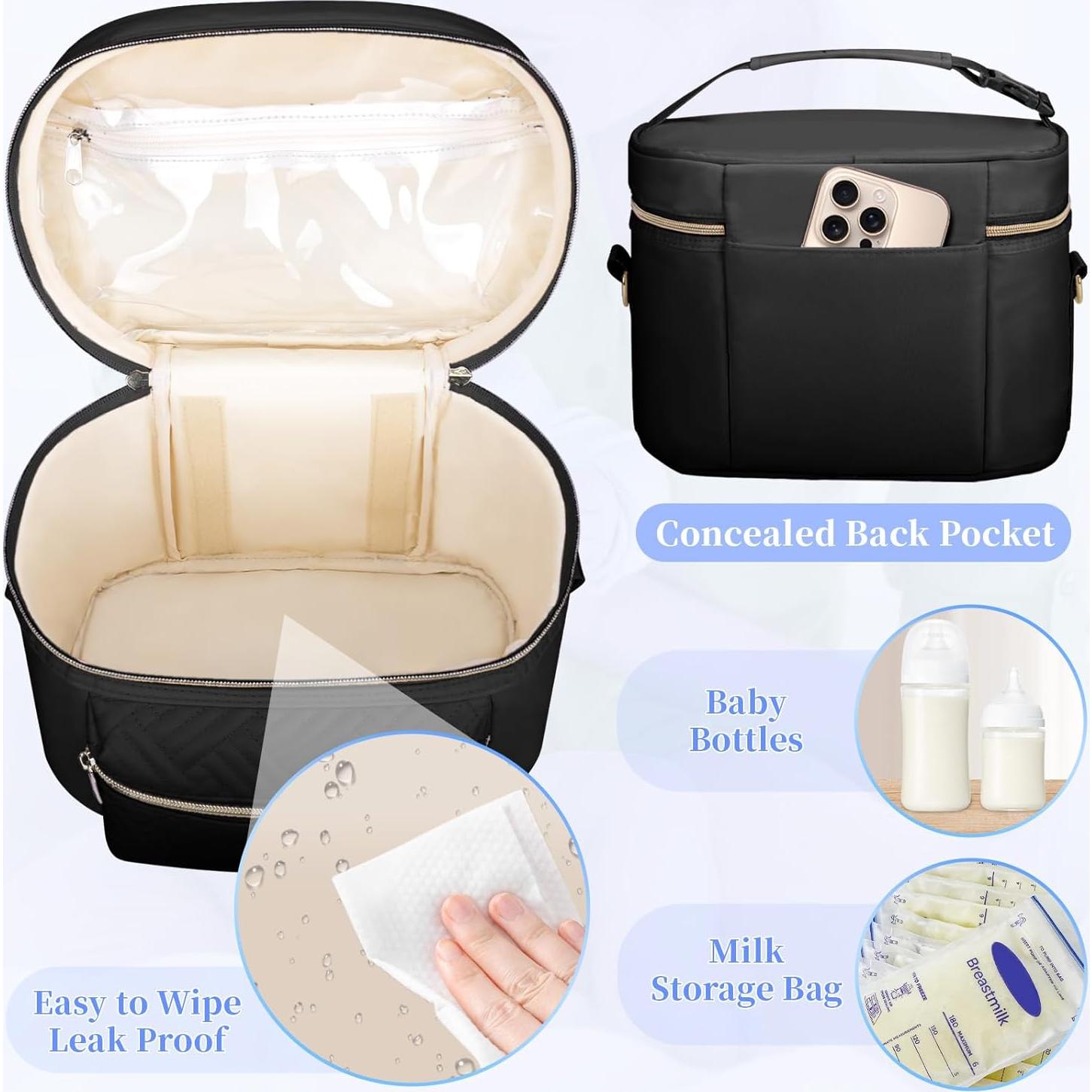 Bolsa Extractora de Leche Materna Portátil GDNasist Negra