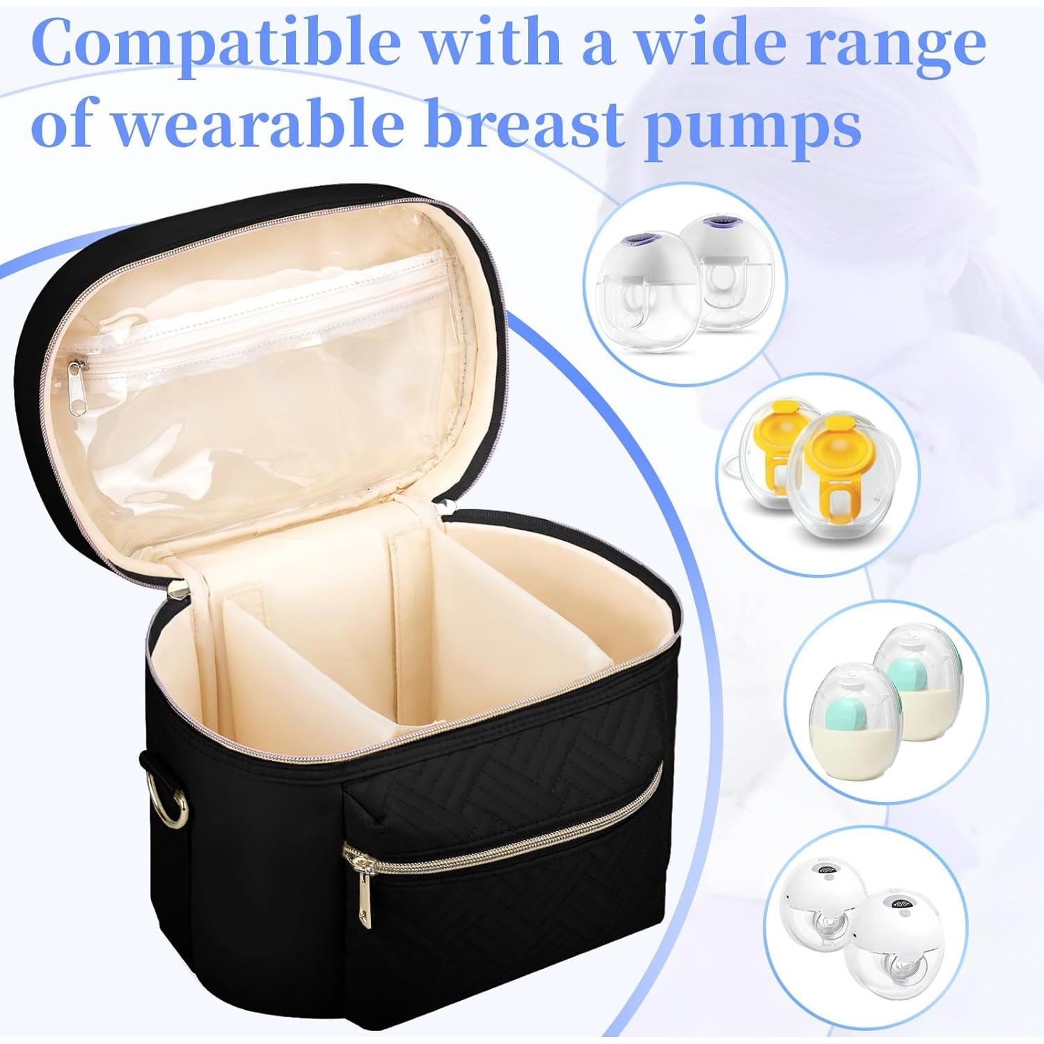 Bolsa Extractora de Leche Materna Portátil GDNasist Negra