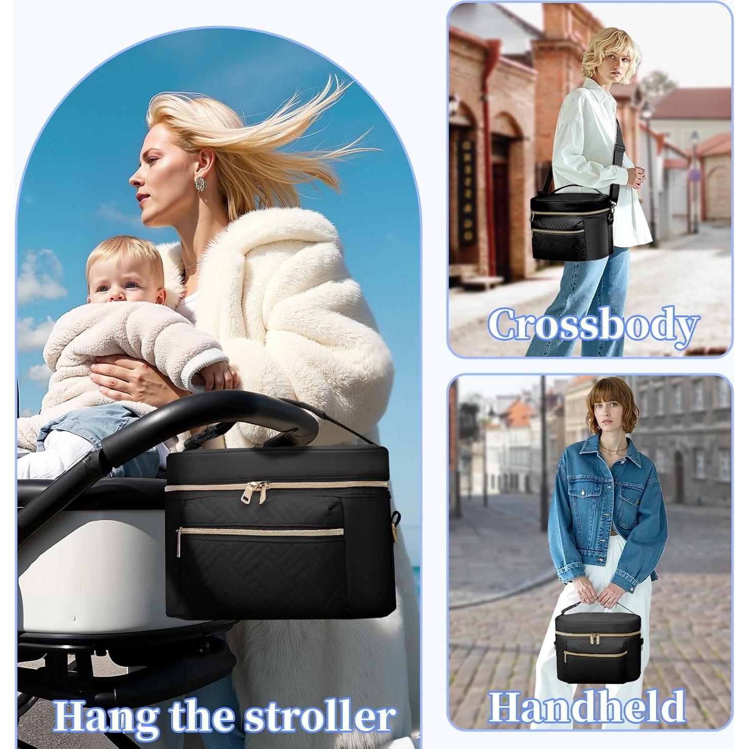 Bolsa Extractora de Leche Materna Portátil GDNasist Negra