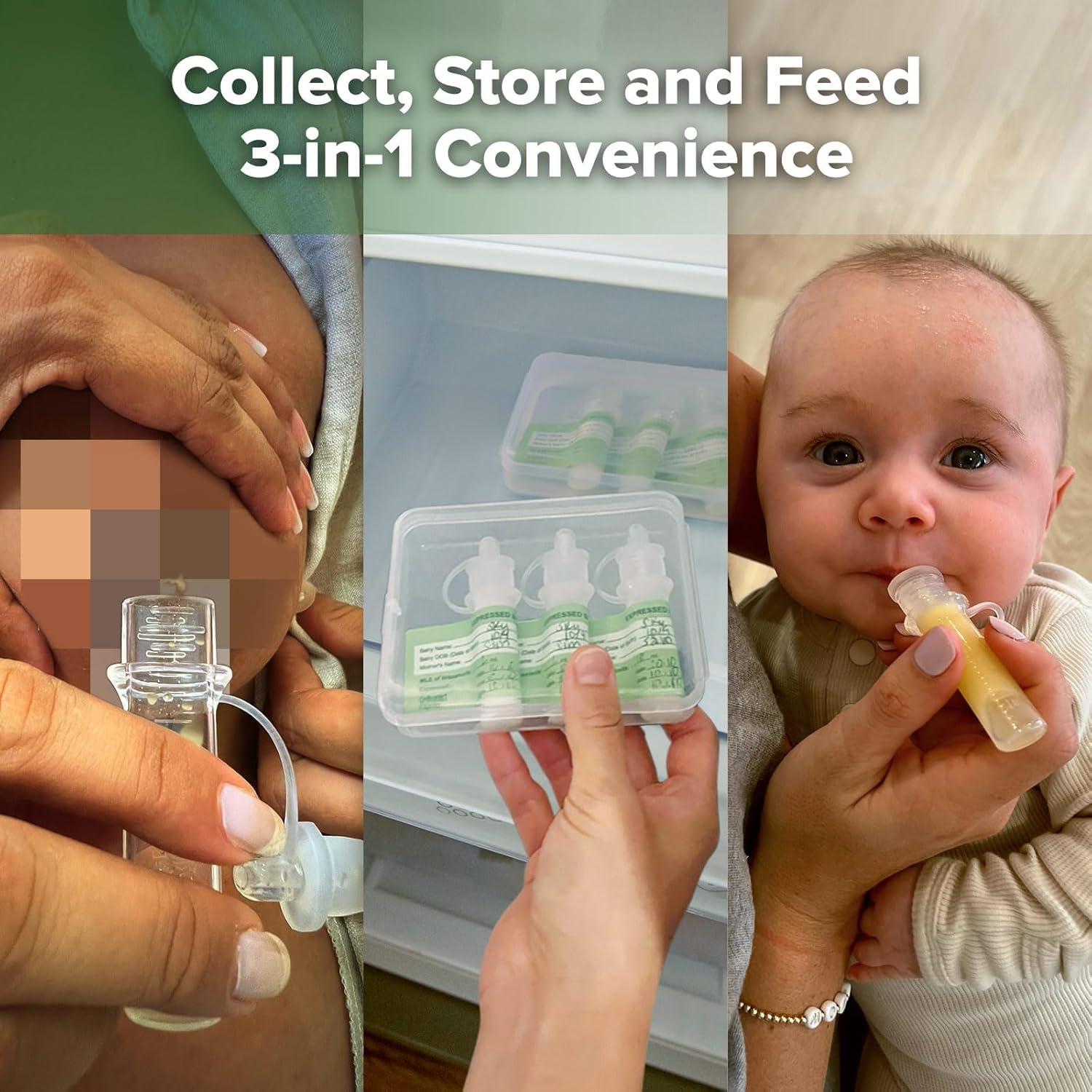 Kit Recolector de Calostro Haakaa 6 Unidades Silicona 158g