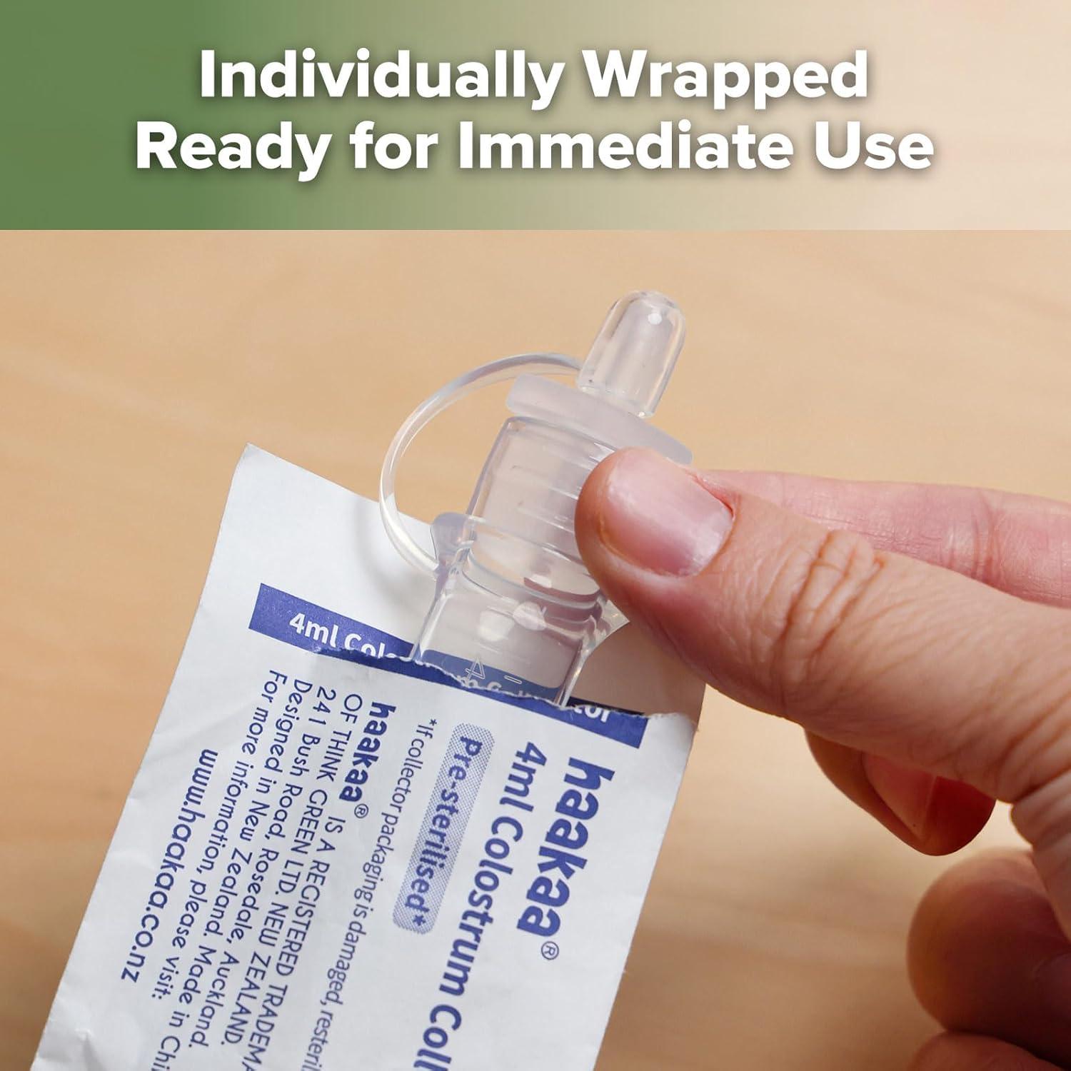 Kit Recolector de Calostro Haakaa 6 Unidades Silicona 158g