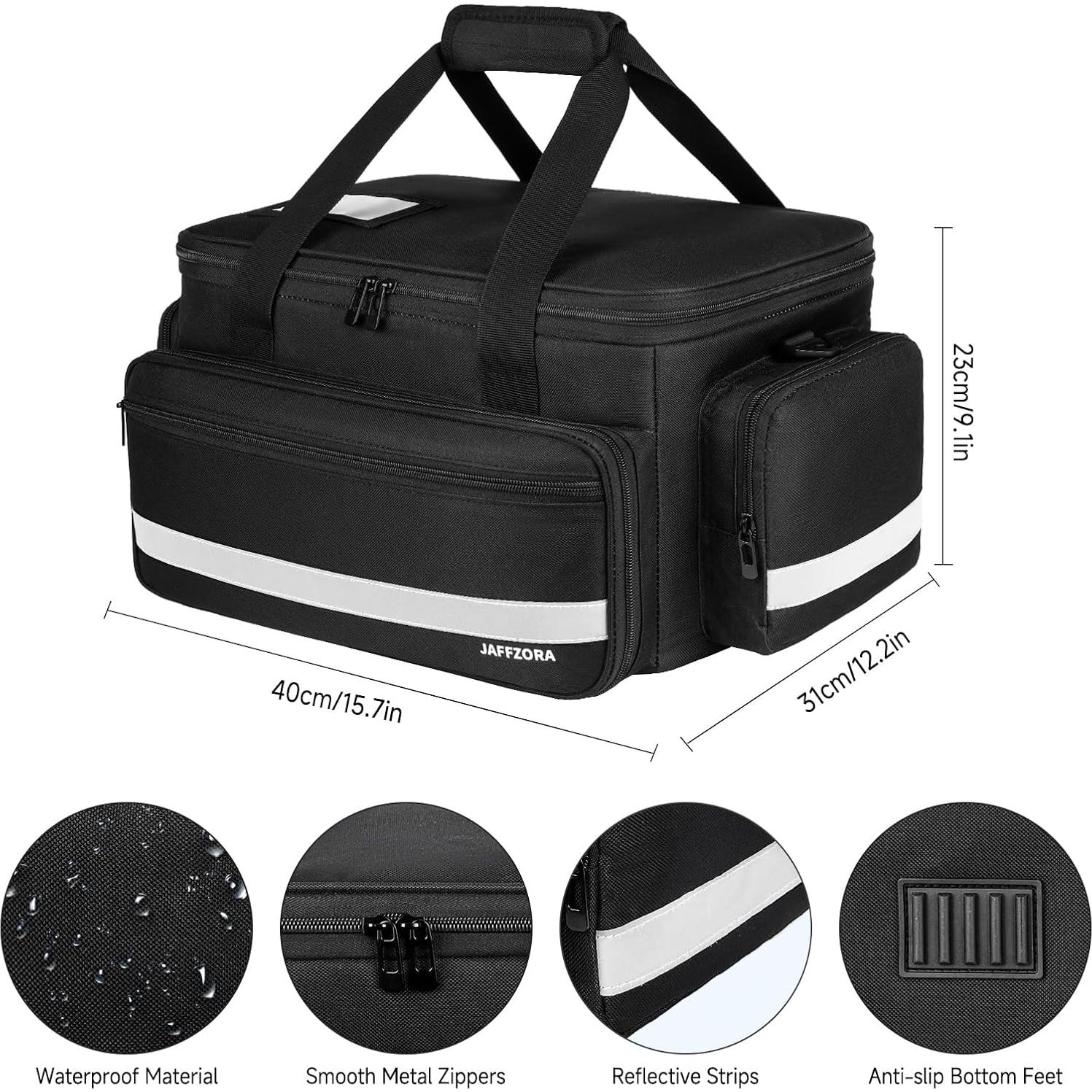 Bolsa Médica Grande Jaffzora Organizador de Primeros Auxilios Negro