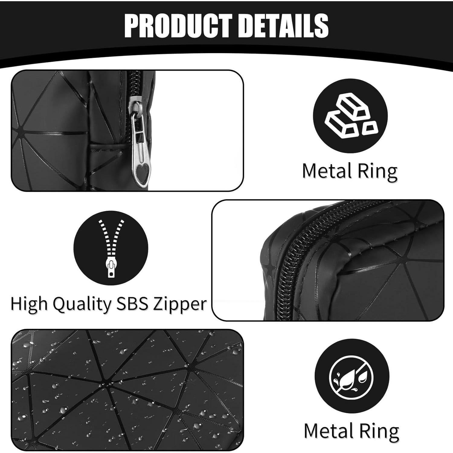 Bolsa Sanitaria de Almacenamiento Ymapinc Negra 12x12 cm