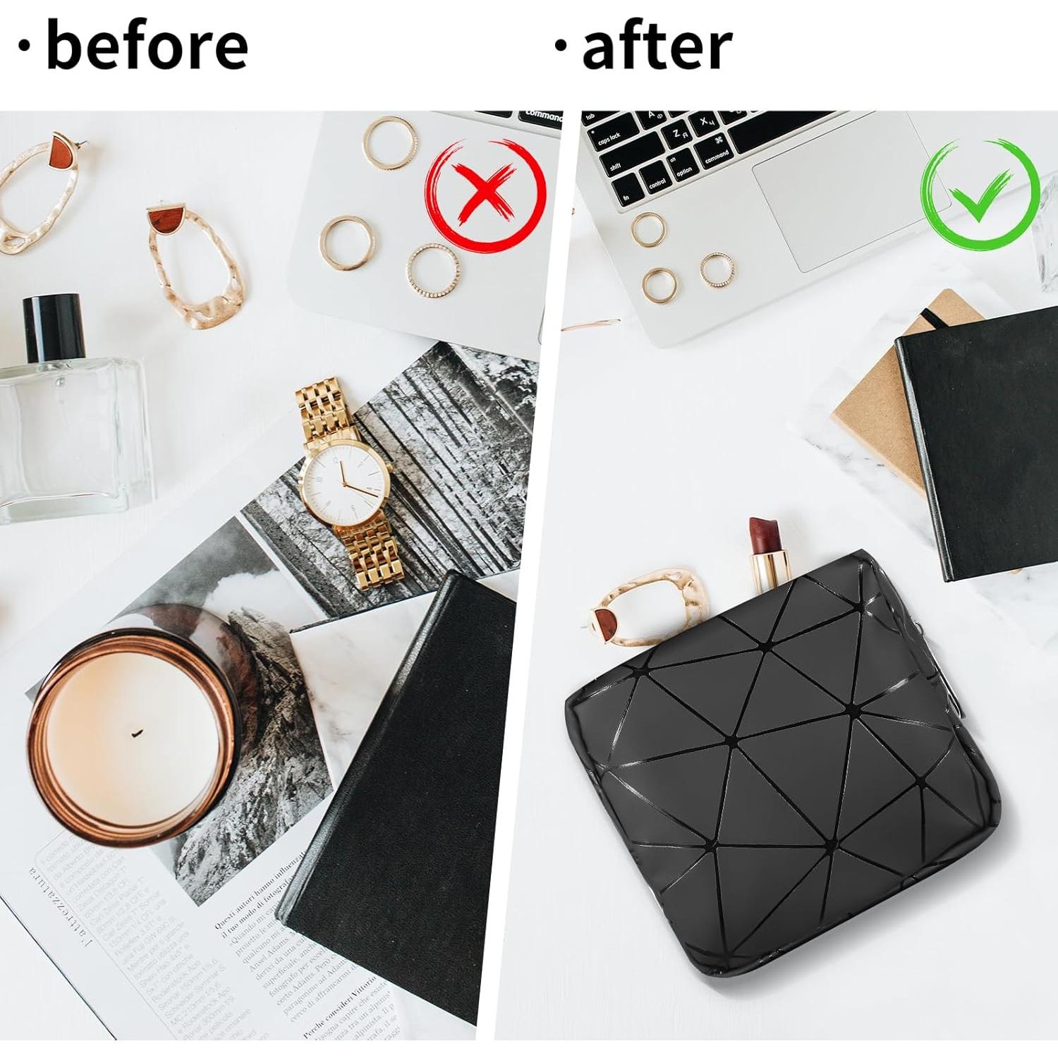 Bolsa Sanitaria de Almacenamiento Ymapinc Negra 12x12 cm