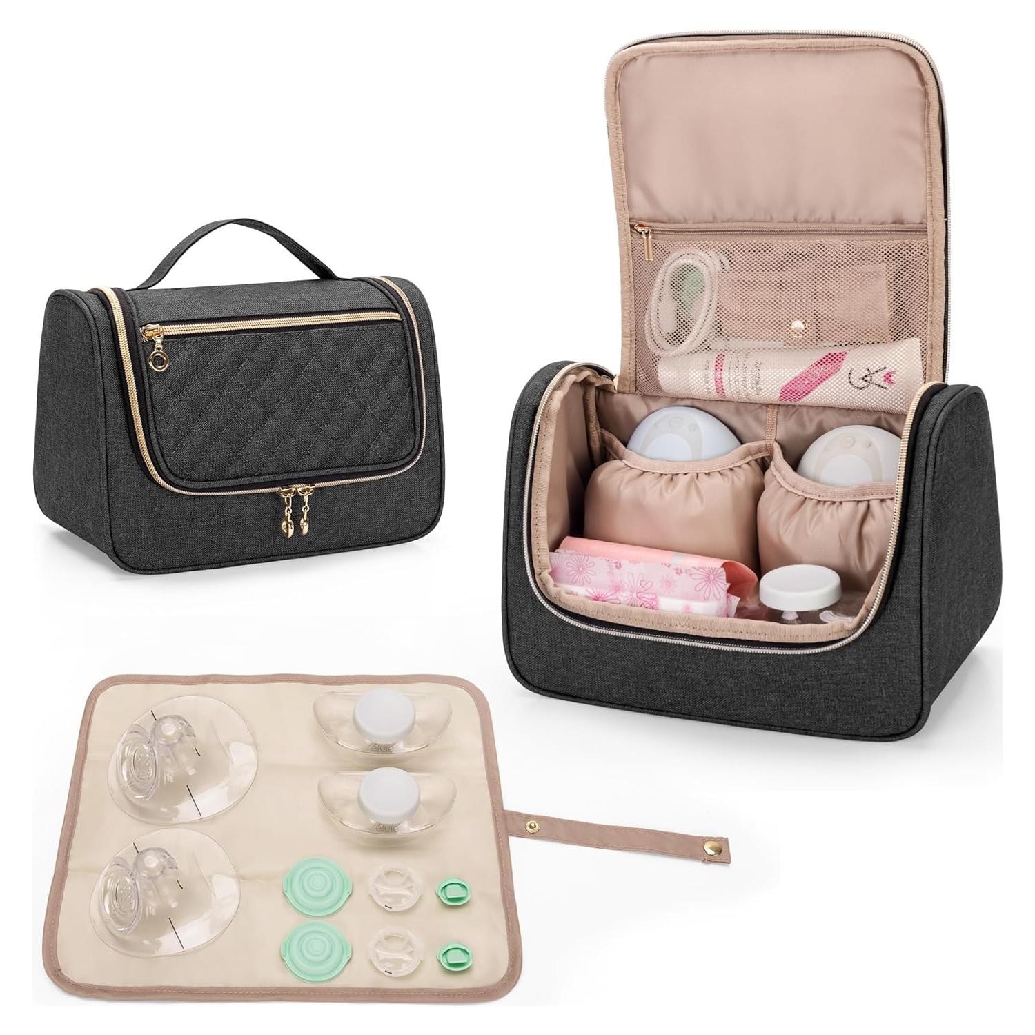 Bolsa para Extractor de Leche Luxja con Alfombrilla Impermeable