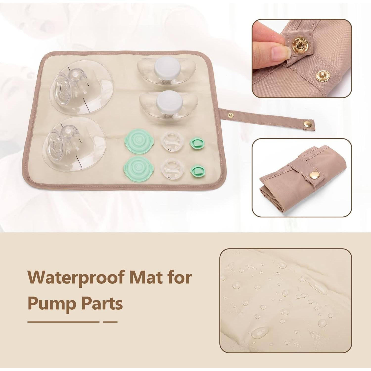 Bolsa para Extractor de Leche Luxja con Alfombrilla Impermeable