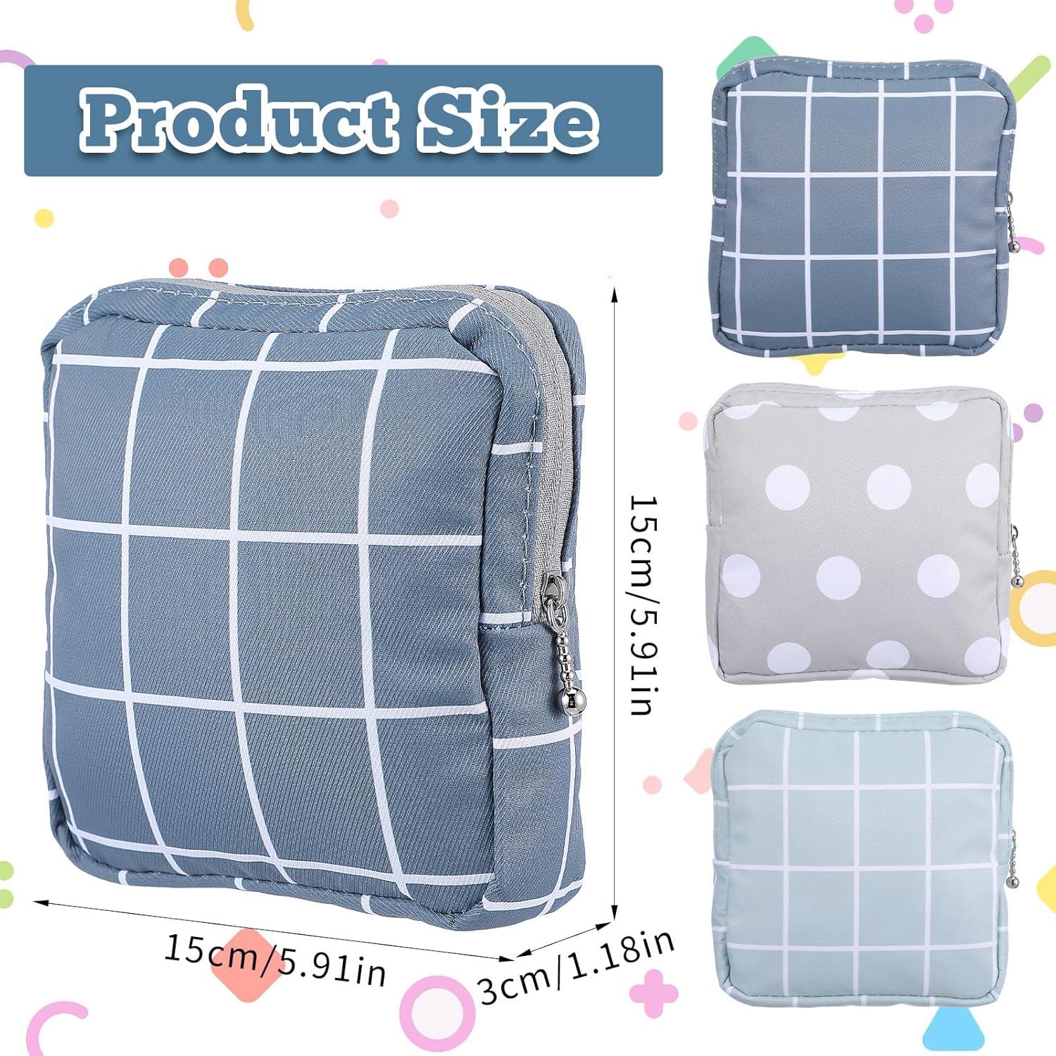 Bolsa de Almacenamiento Menstrual YUXIANLB 3 Pcs Algodón