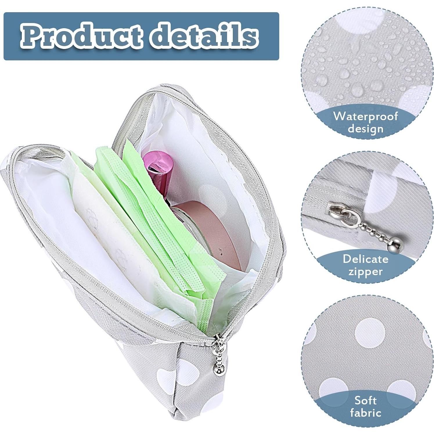 Bolsa de Almacenamiento Menstrual YUXIANLB 3 Pcs Algodón