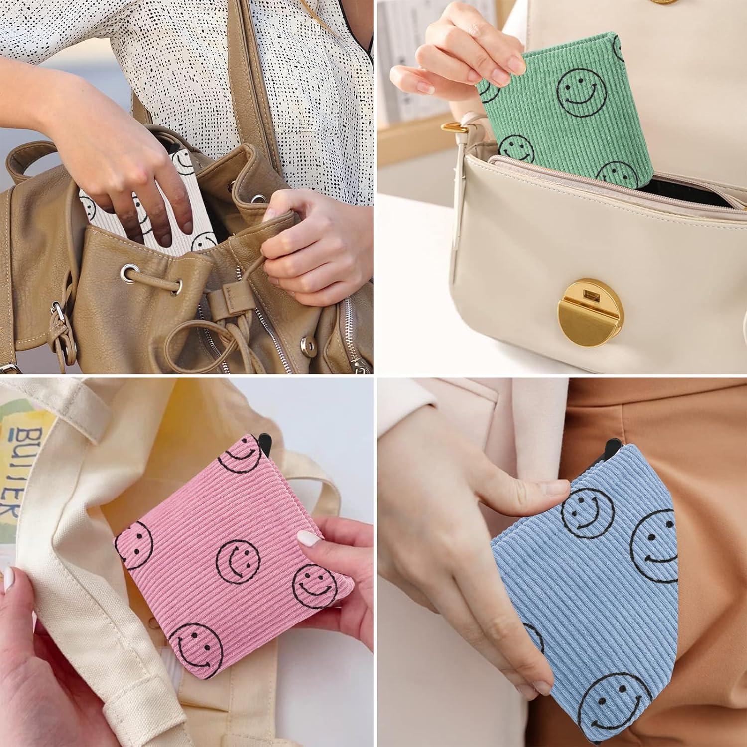 Bolsa de Terciopelo Preppy XLsnhuse para Toallas Sanitarias 2 PCS