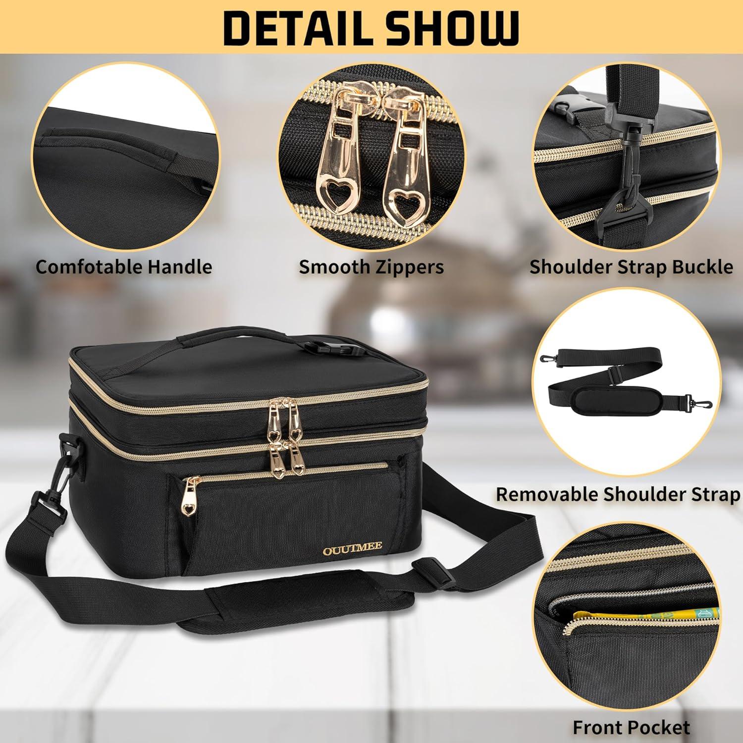 Bolsa Enfriadora de Leche Materna OUUTMEE Doble Capa 31x20x17.5cm