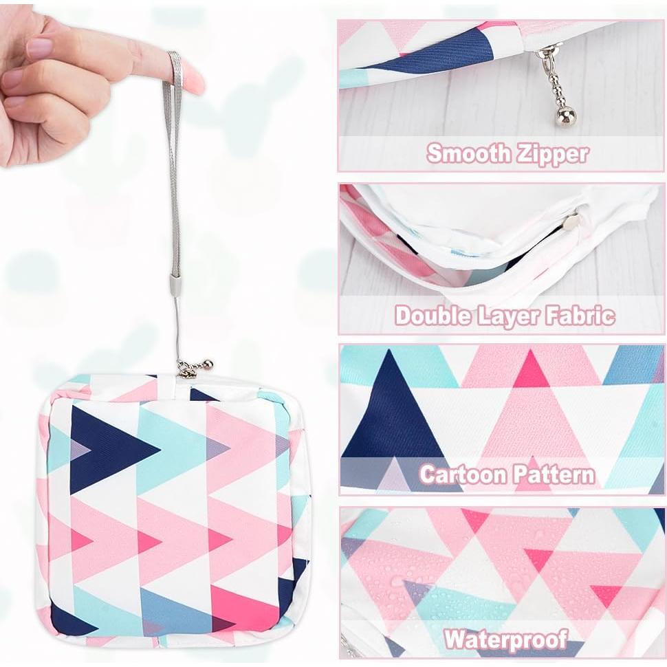 6 Bolsas de Almacenamiento de Toallas Sanitarias DIBALIYI