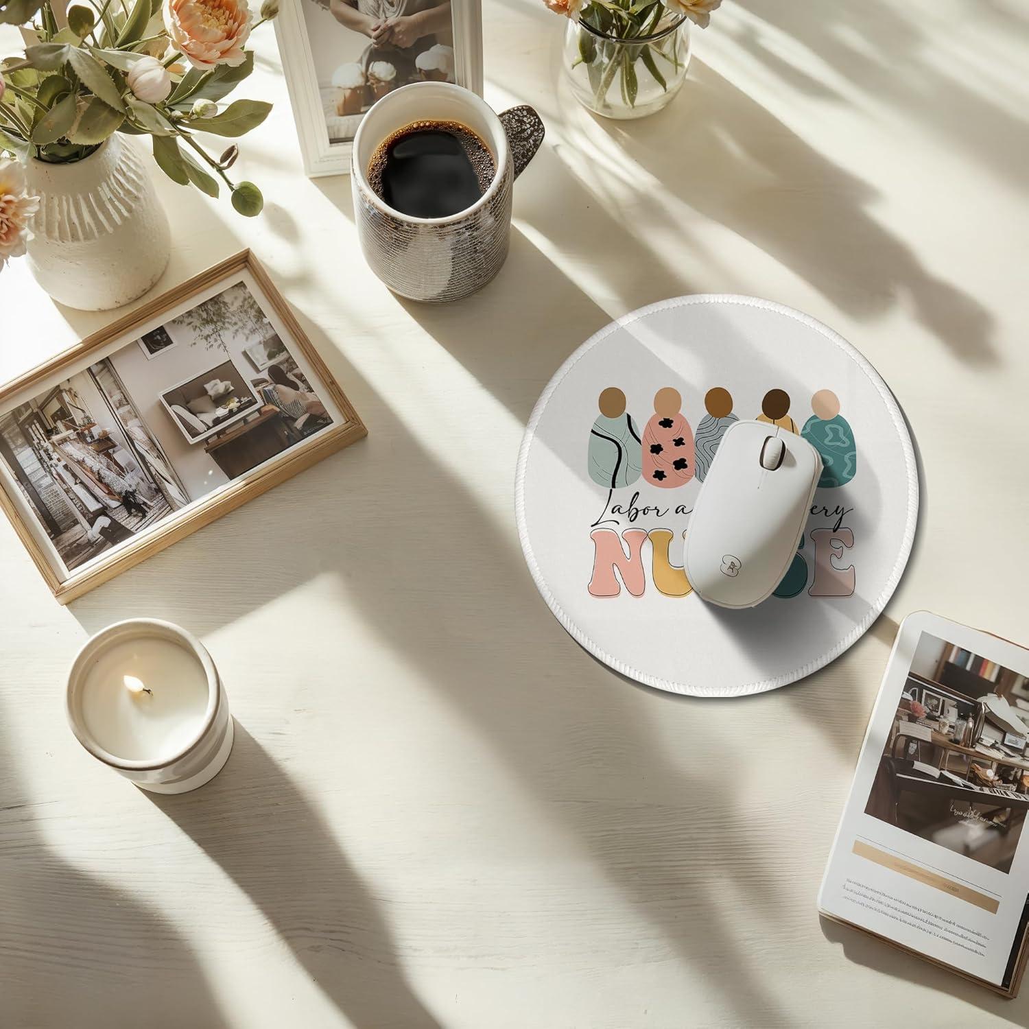 Mouse Pad Xiyurlk 20x20 cm Antideslizante para Oficina