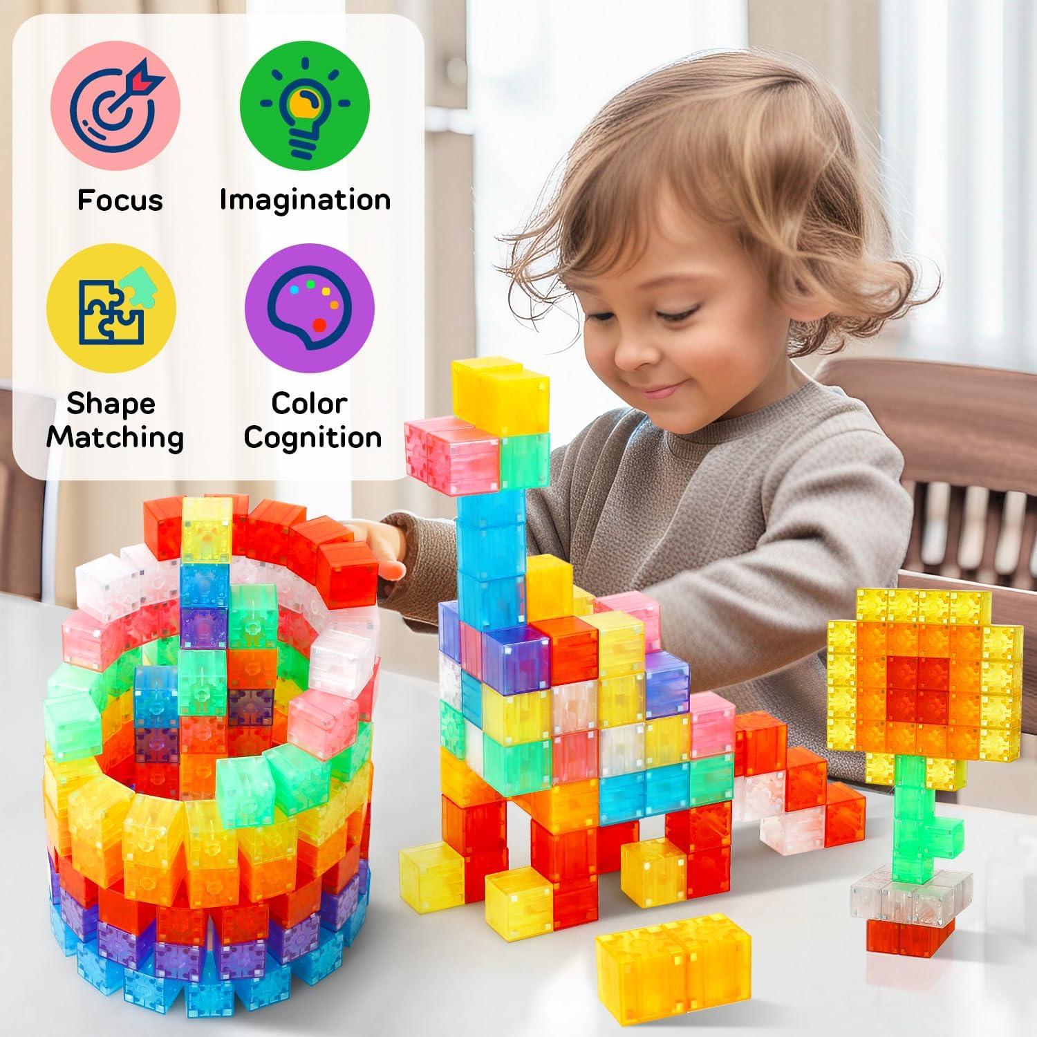 Bloques Magnéticos TOY Life 36 Pcs para Niños 3 a 8 Años