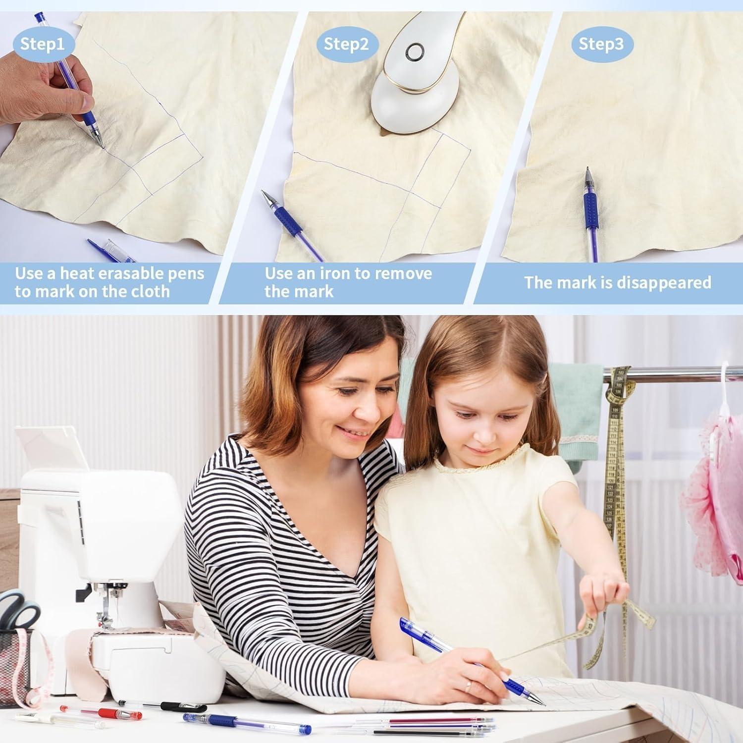 4 Bolígrafos Borrables por Calor COIDEA con 32 Recargas