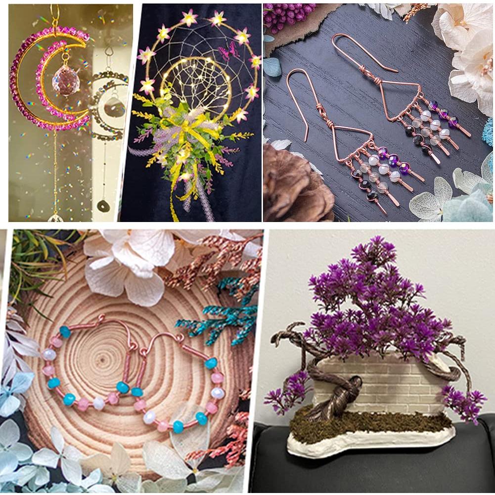 Alambre de Artesanía KISSITTY 12 Gauge 8 Colores 6m