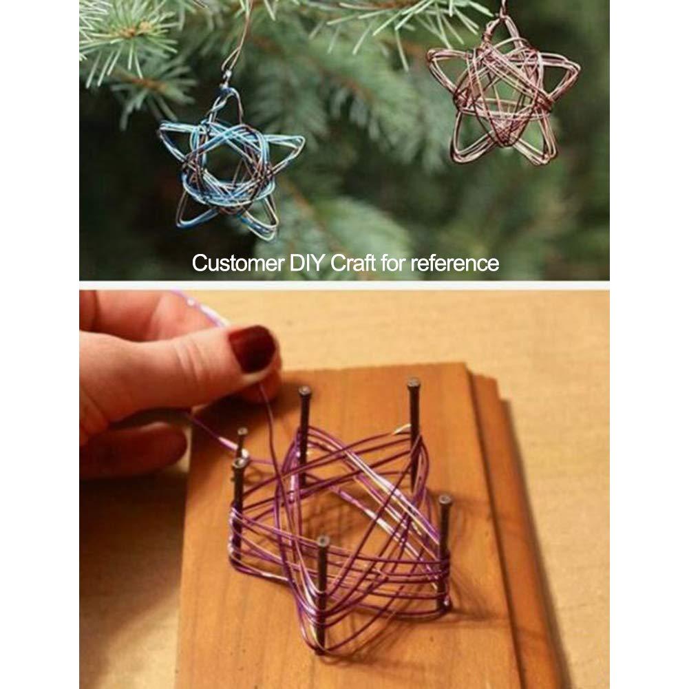 Alambre de Artesanía KISSITTY 12 Gauge 8 Colores 6m