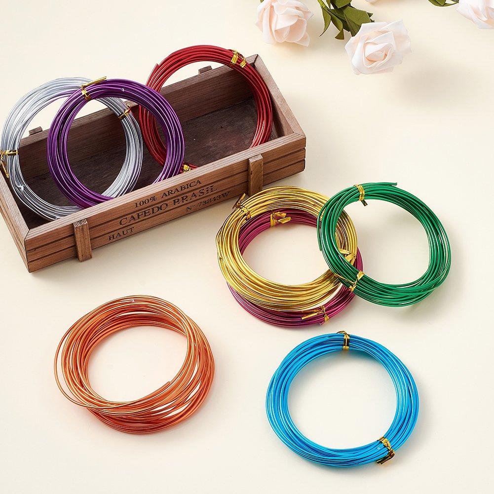 Alambre de Artesanía KISSITTY 12 Gauge 8 Colores 6m