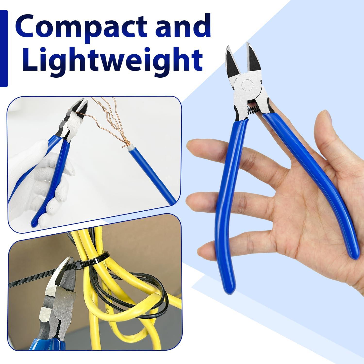 Juego de Cortadores de Alambre HOLANHING 2 Piezas 12.7cm y 15.2cm