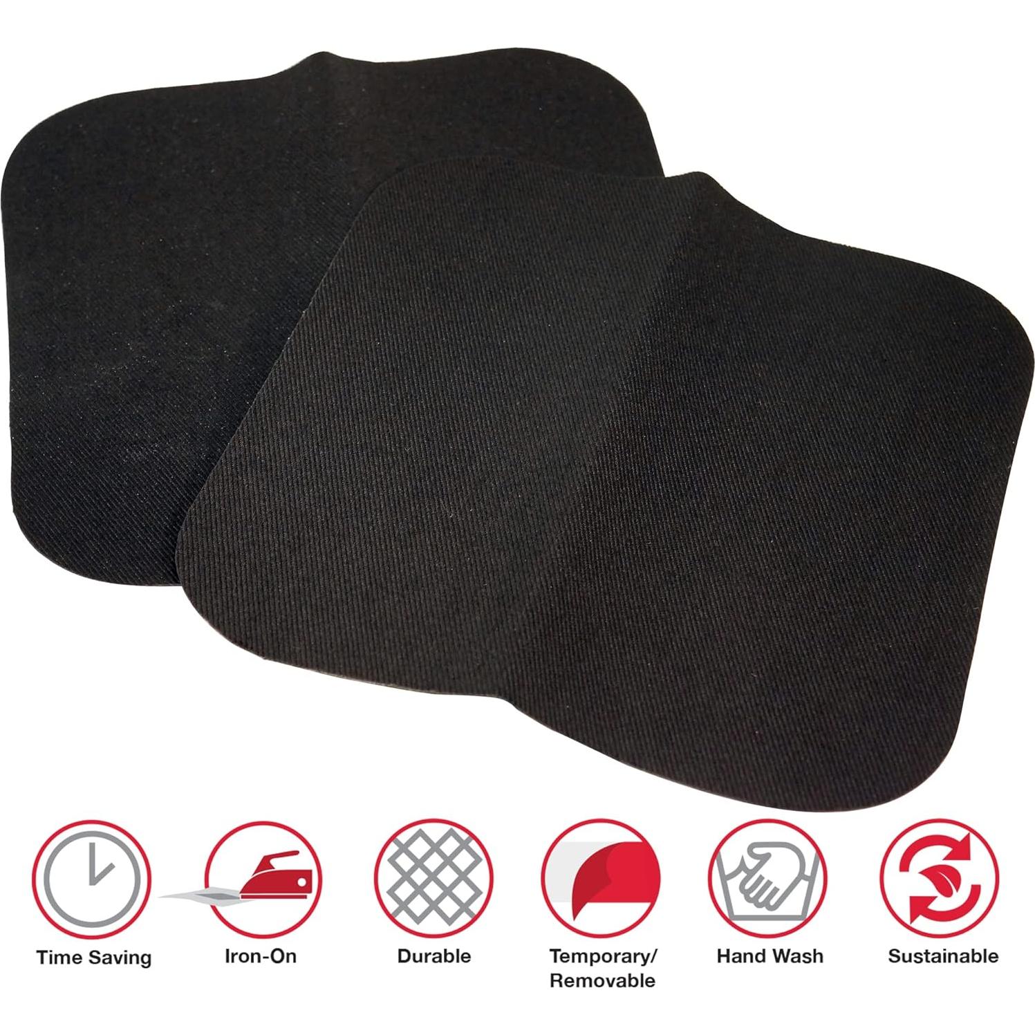 Parche Termoadhesivo SINGER 5x5 cm Negro - 3 Paquetes