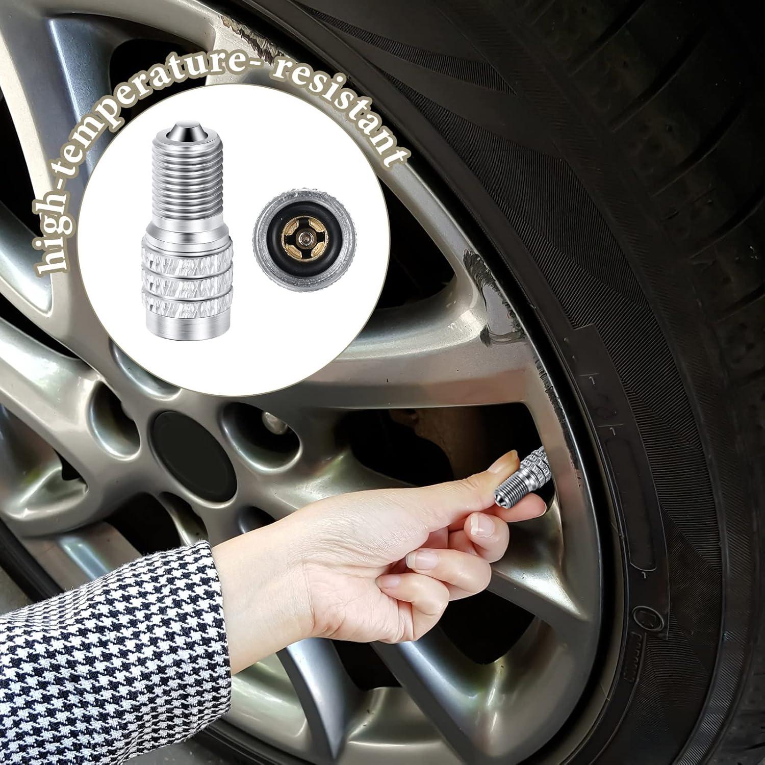 Paquete de 16 tapas de válvula Tallew para neumáticos de camiones