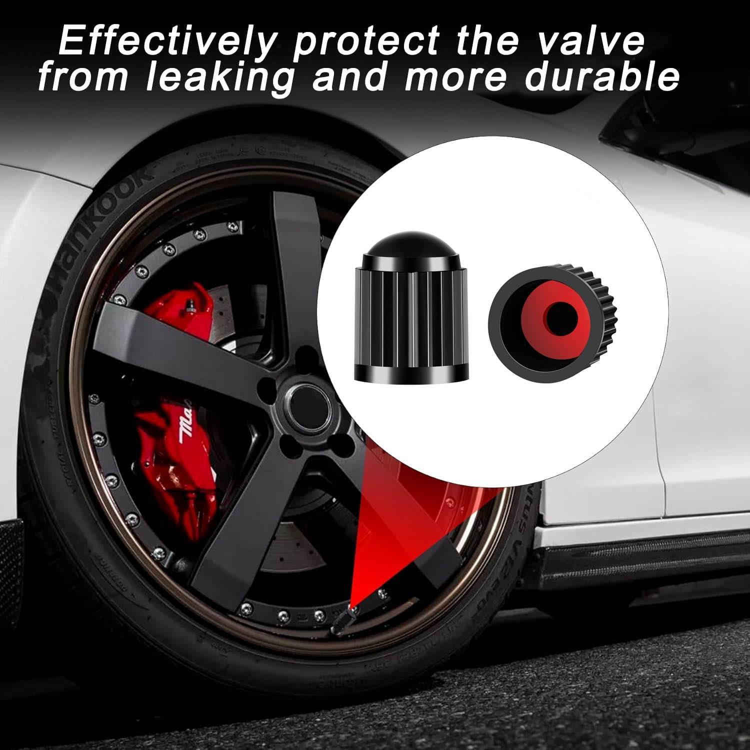 1000 Tapones de Válvula de Neumático Z-oneMart Negros