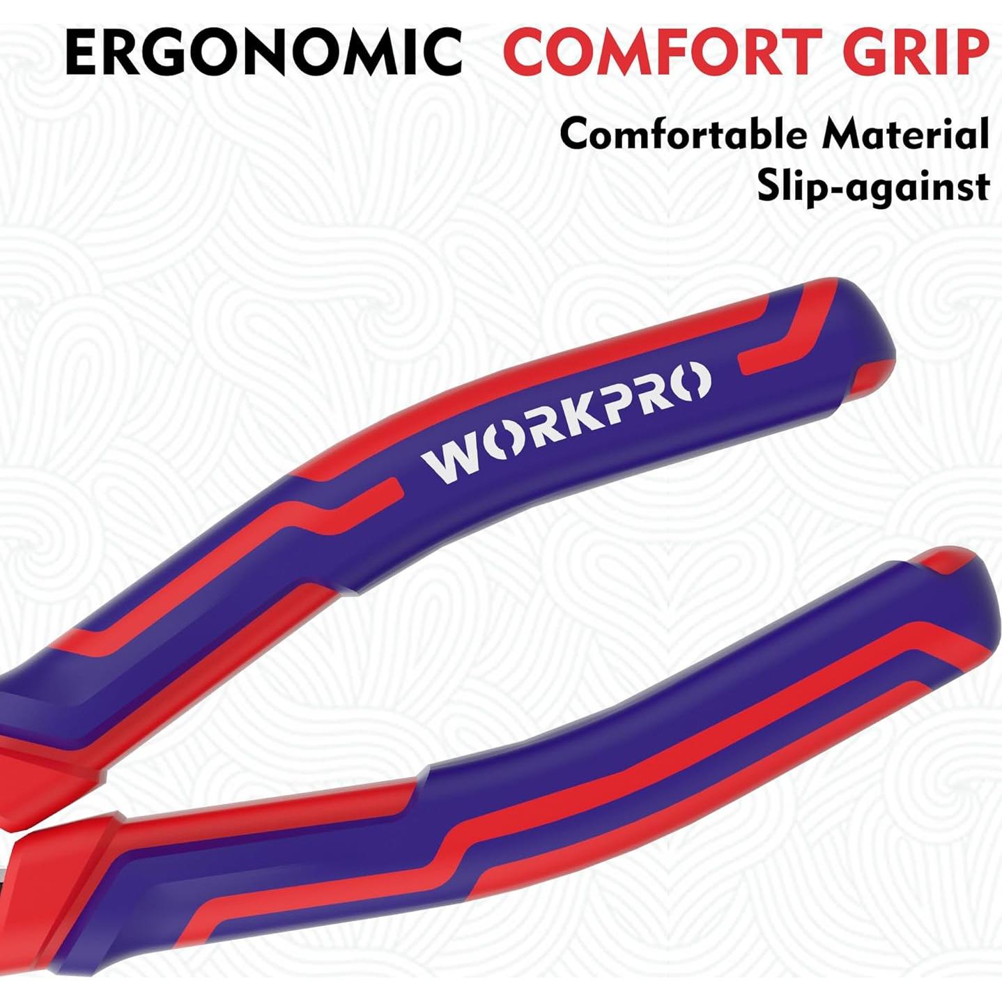 Cortadores de Alambre WORKPRO 15.24 cm Acero CRV Alta Resistencia