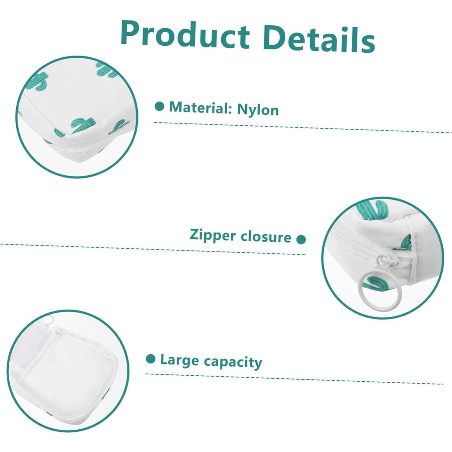 Bolsa de Almacenamiento para Compresas Menstruales DEARMAMY Impermeable