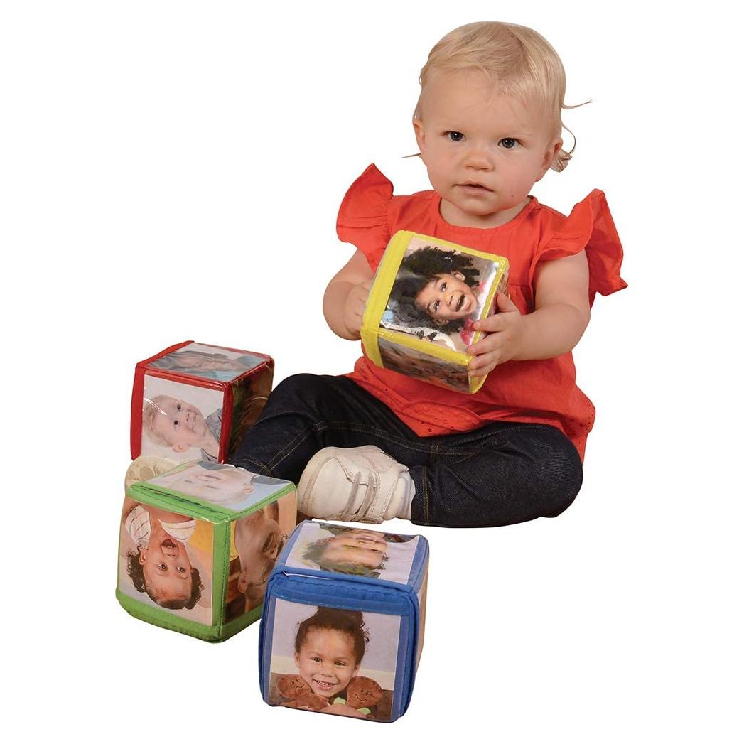 Bloques Apilables Personalizables Constructive Playthings 4 Pzs