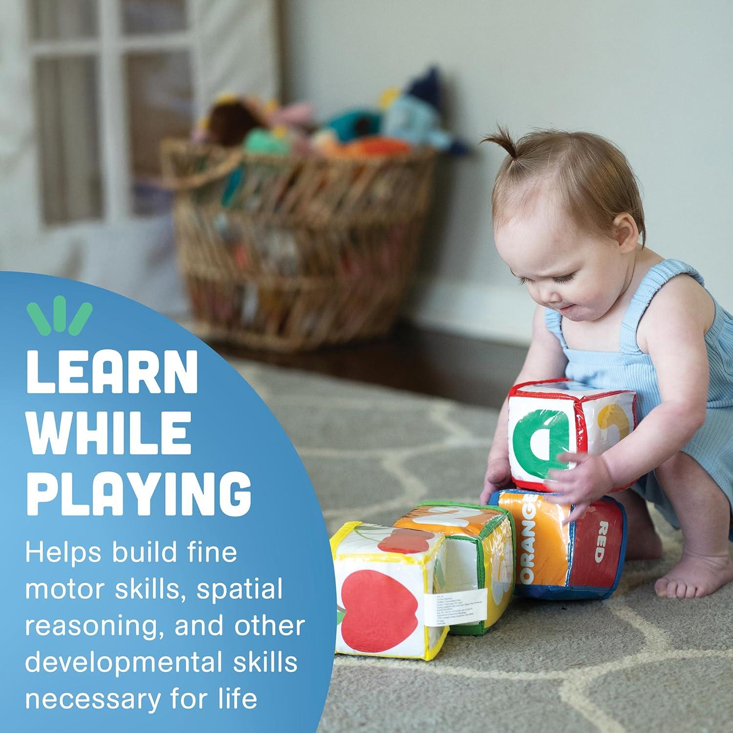 Bloques Apilables Personalizables Constructive Playthings 4 Pzs