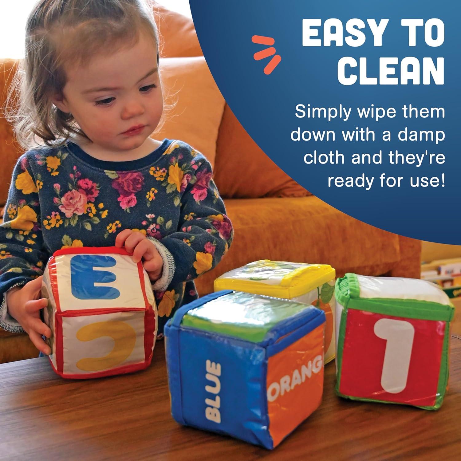 Bloques Apilables Personalizables Constructive Playthings 4 Pzs