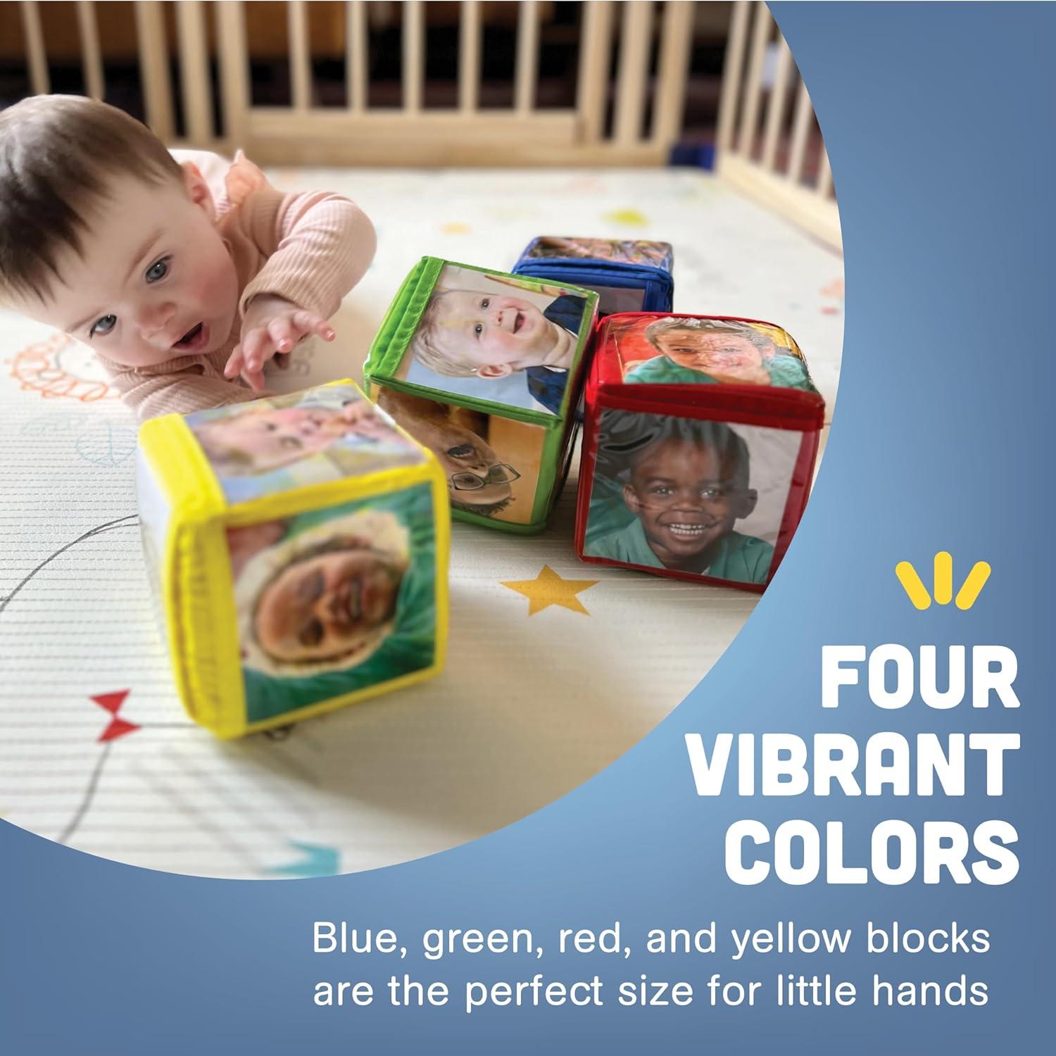 Bloques Apilables Personalizables Constructive Playthings 4 Pzs