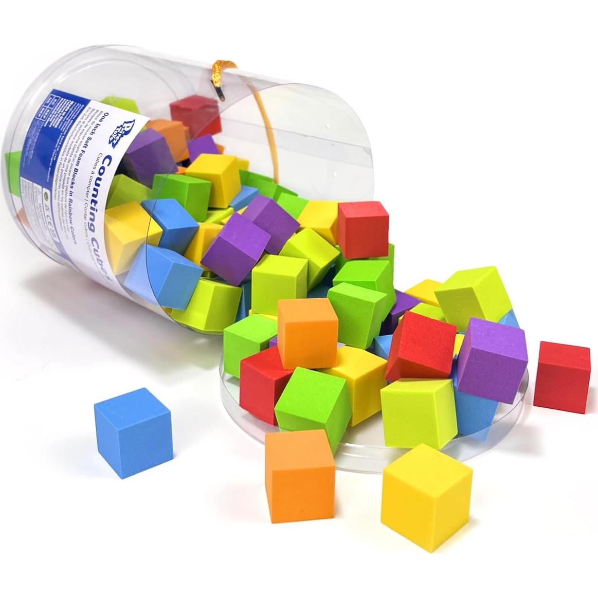 Bloques de Contar de Espuma Pairez Toys 105 Piezas 2.5 cm
