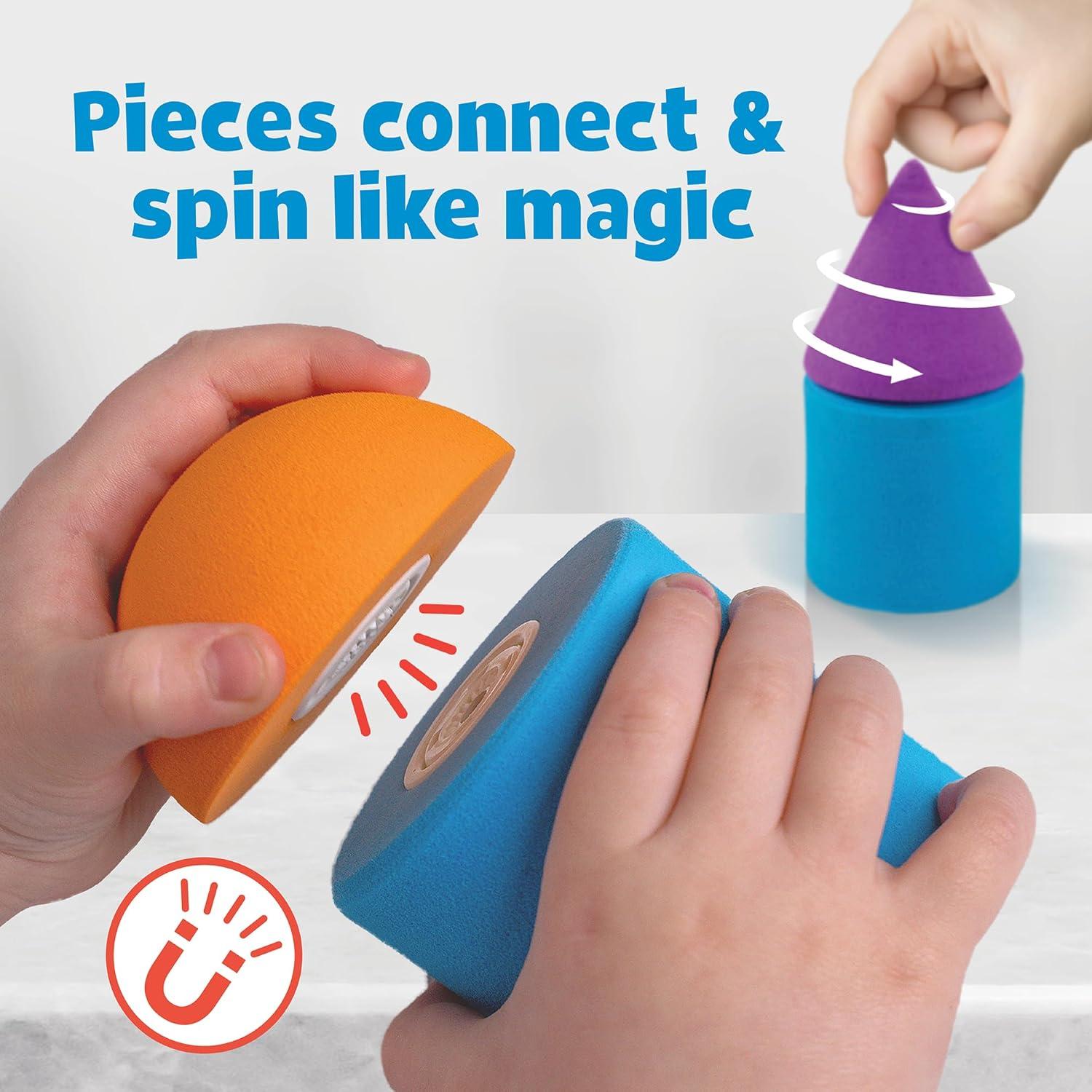 Bloques de Construcción Magnéticos Blockaroo - 13 Piezas Roadster