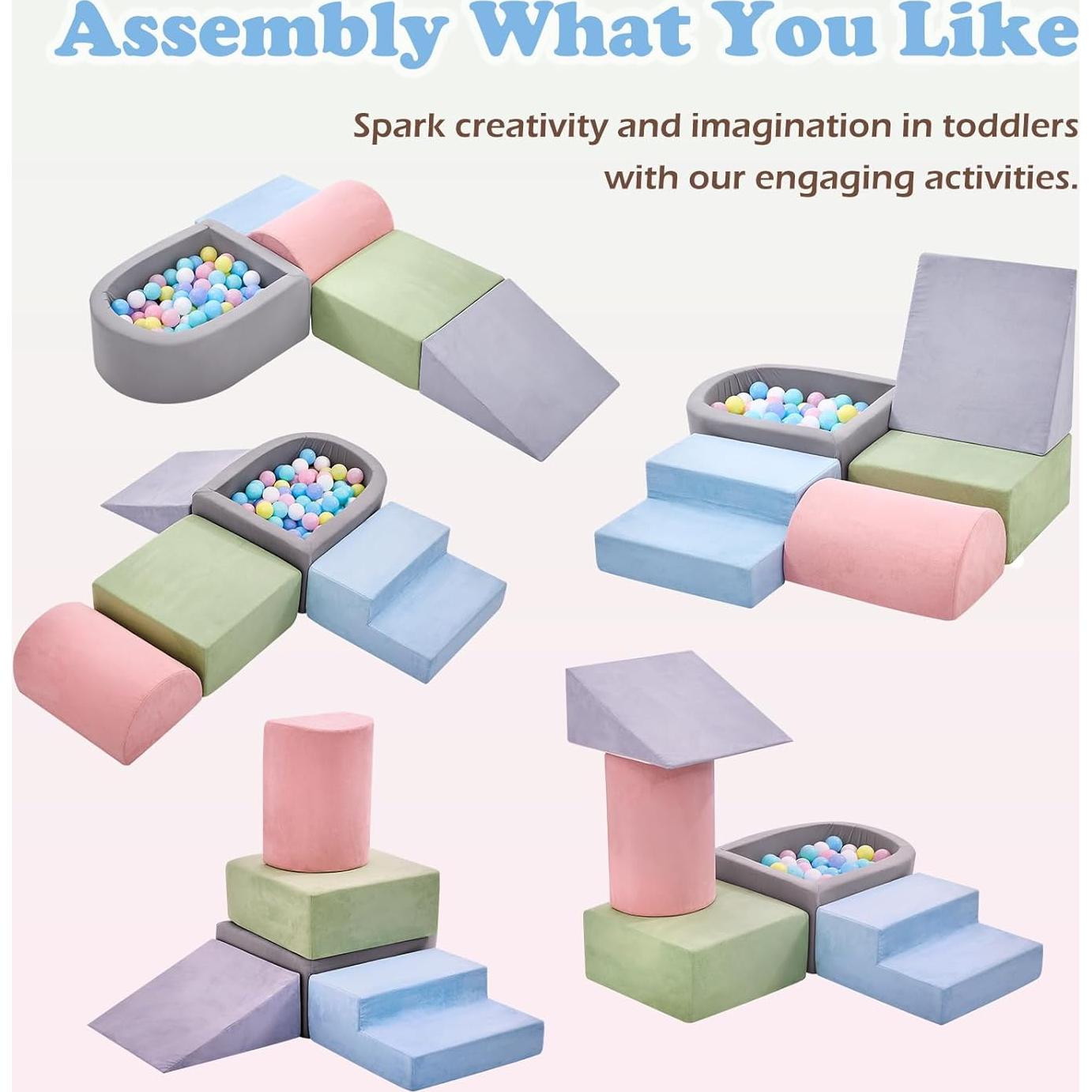 Juguetes de Escalada KIZLAND 5 Piezas para Niños 1-3 Años